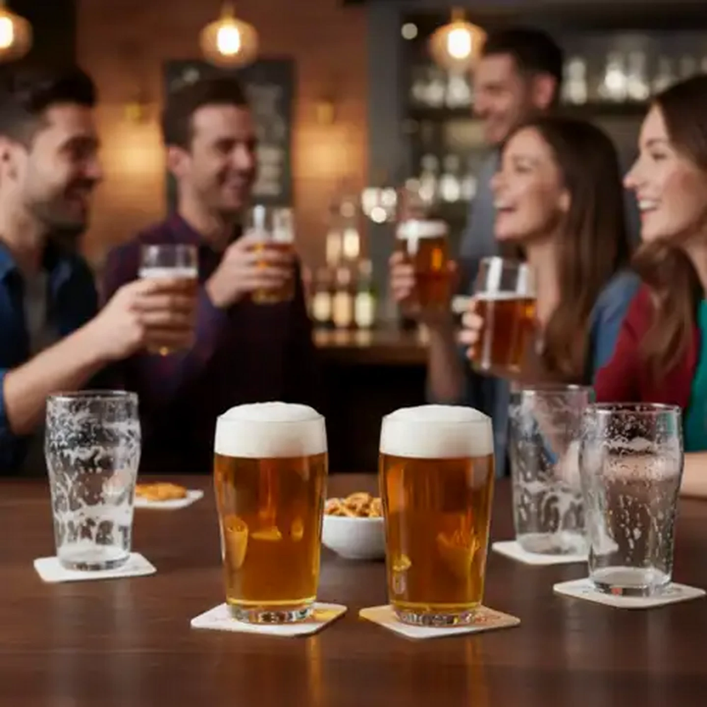 Image of Hyper Value Willy Beer Glass 370ml 12-Pack
