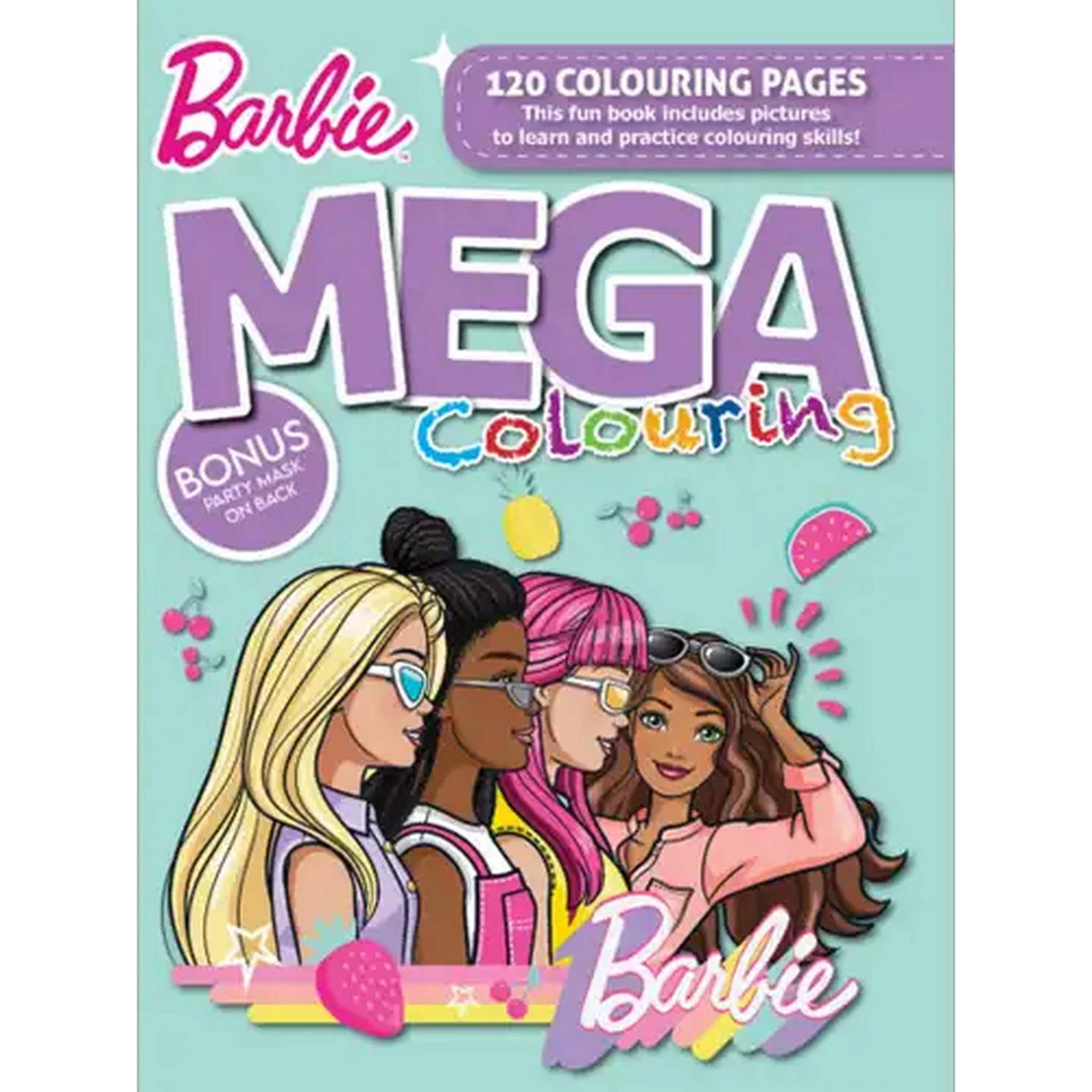 Image of Barbie Mega Colouring Book 120 Pages