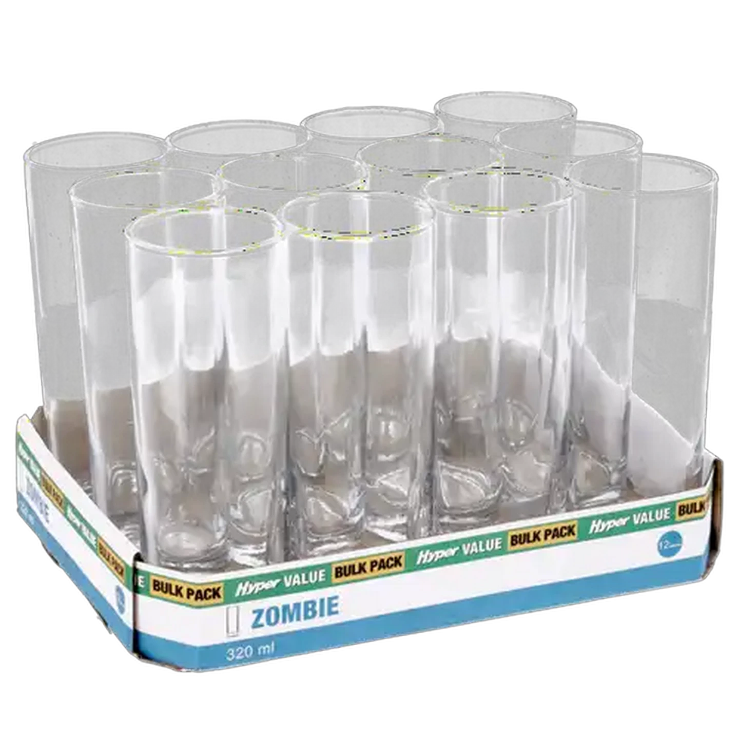 Image of Hyper Value Zombie Glasses 320ml 12-Pack