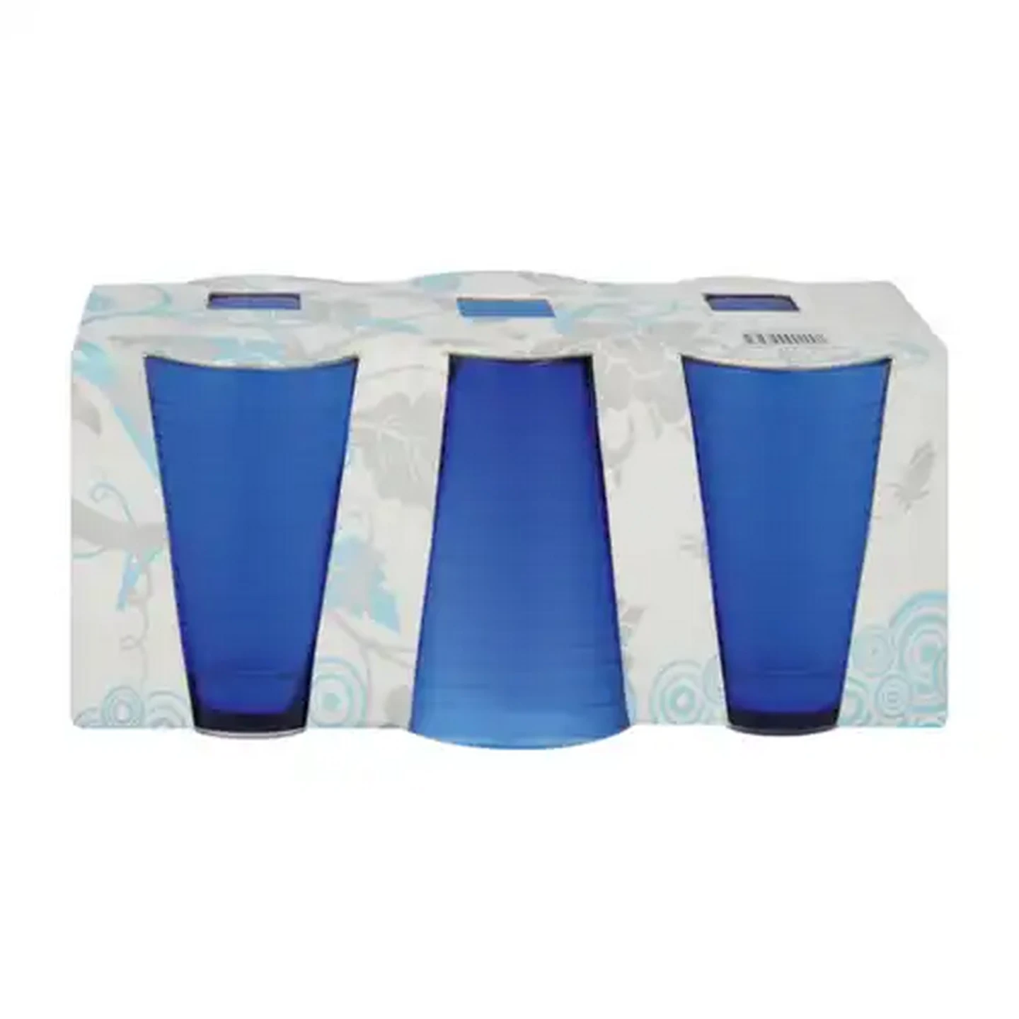 Image of Blue Ring Juice Glasses 6 Piece
