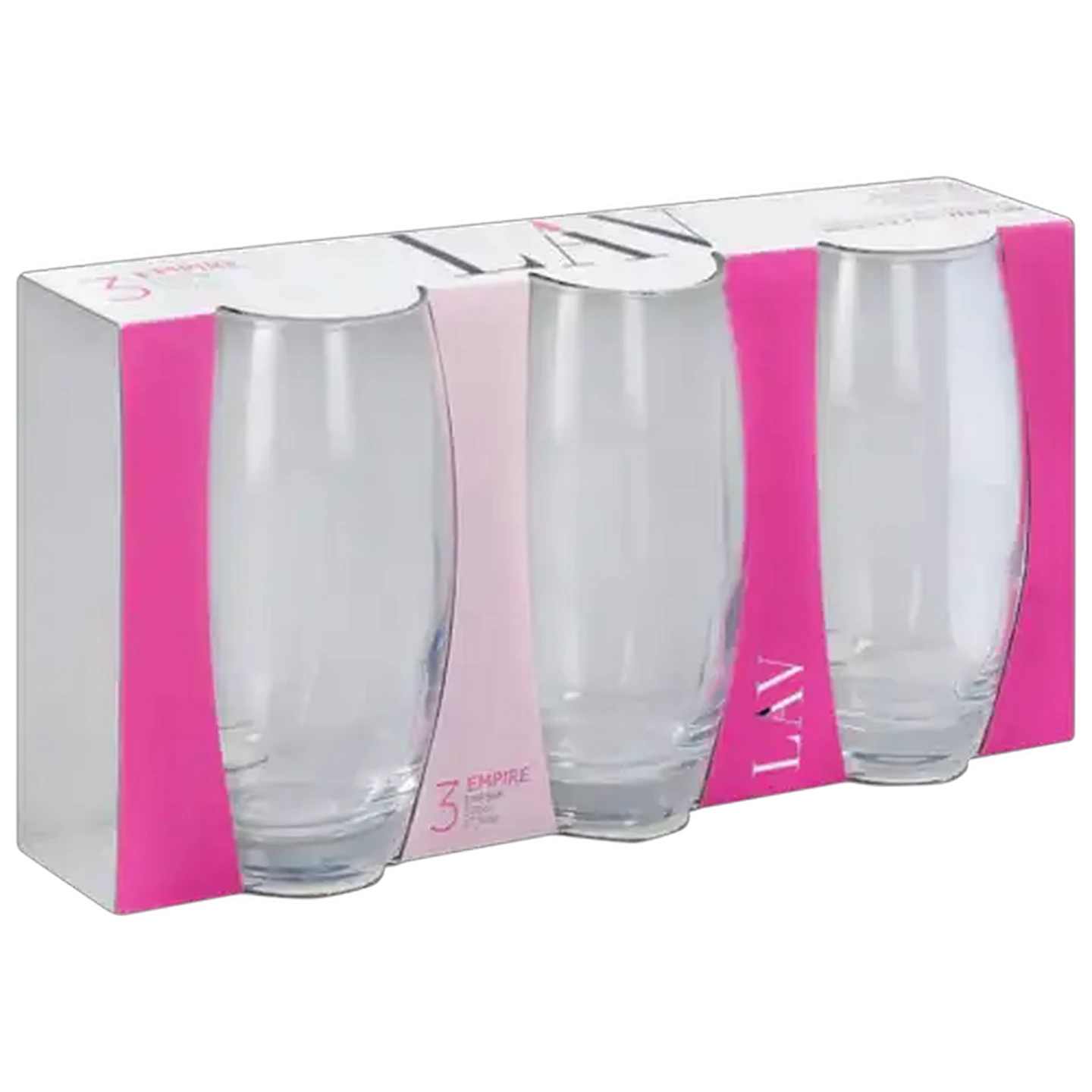 Image of LAV Empire Highball Glasses 3-Pack