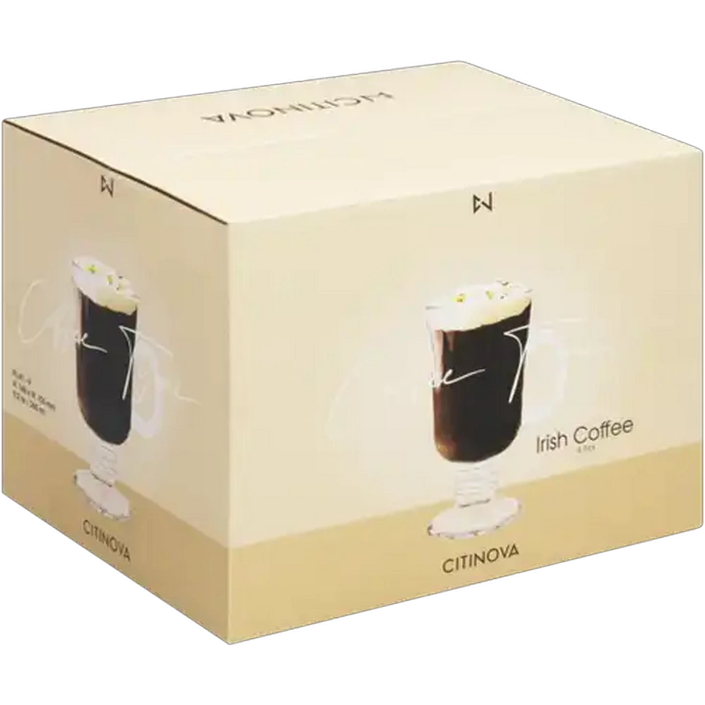 Image of Citinova Classic Latte Glass 4 Piece Set