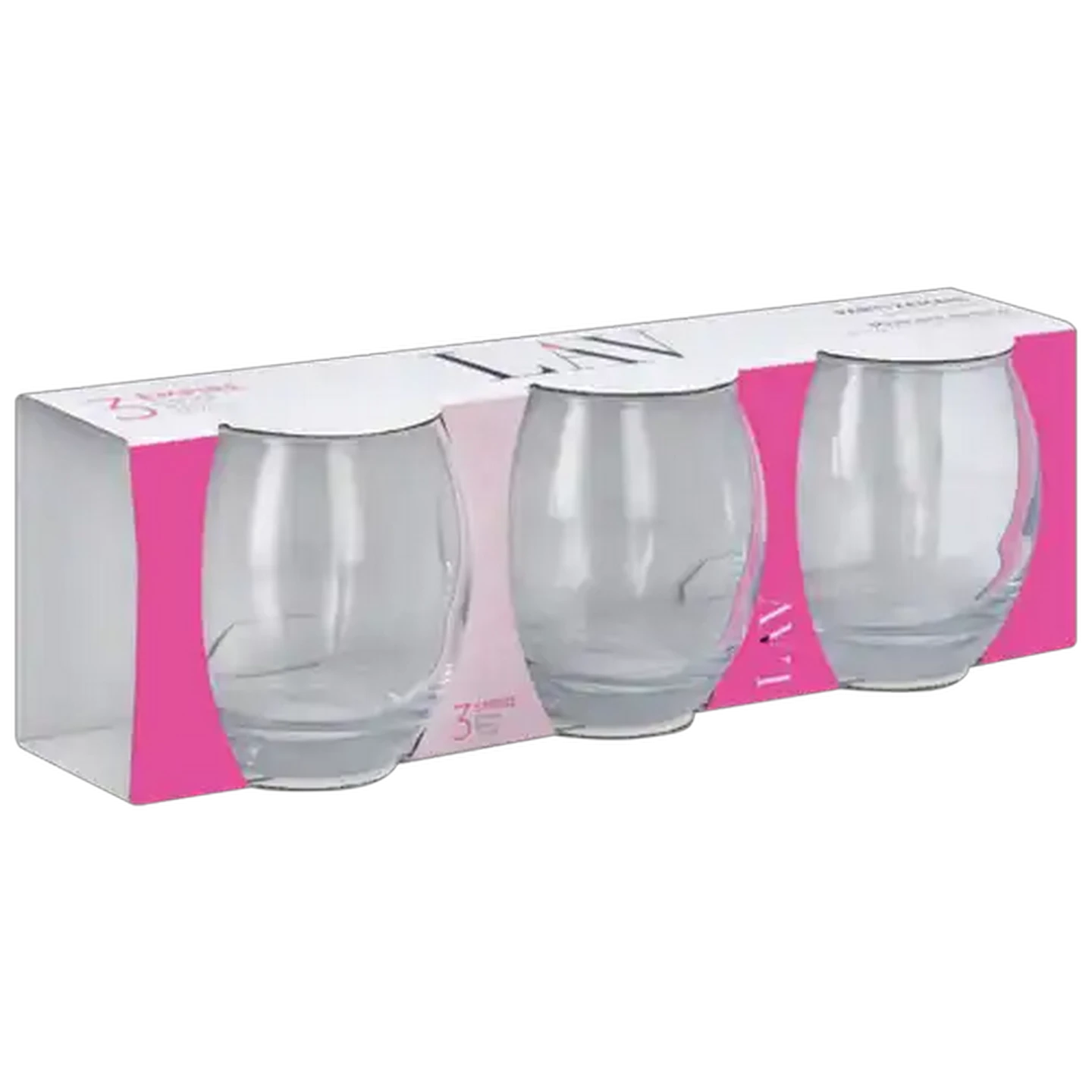 Image of LAV Empire Glass Tumbler 3 x 405ml
