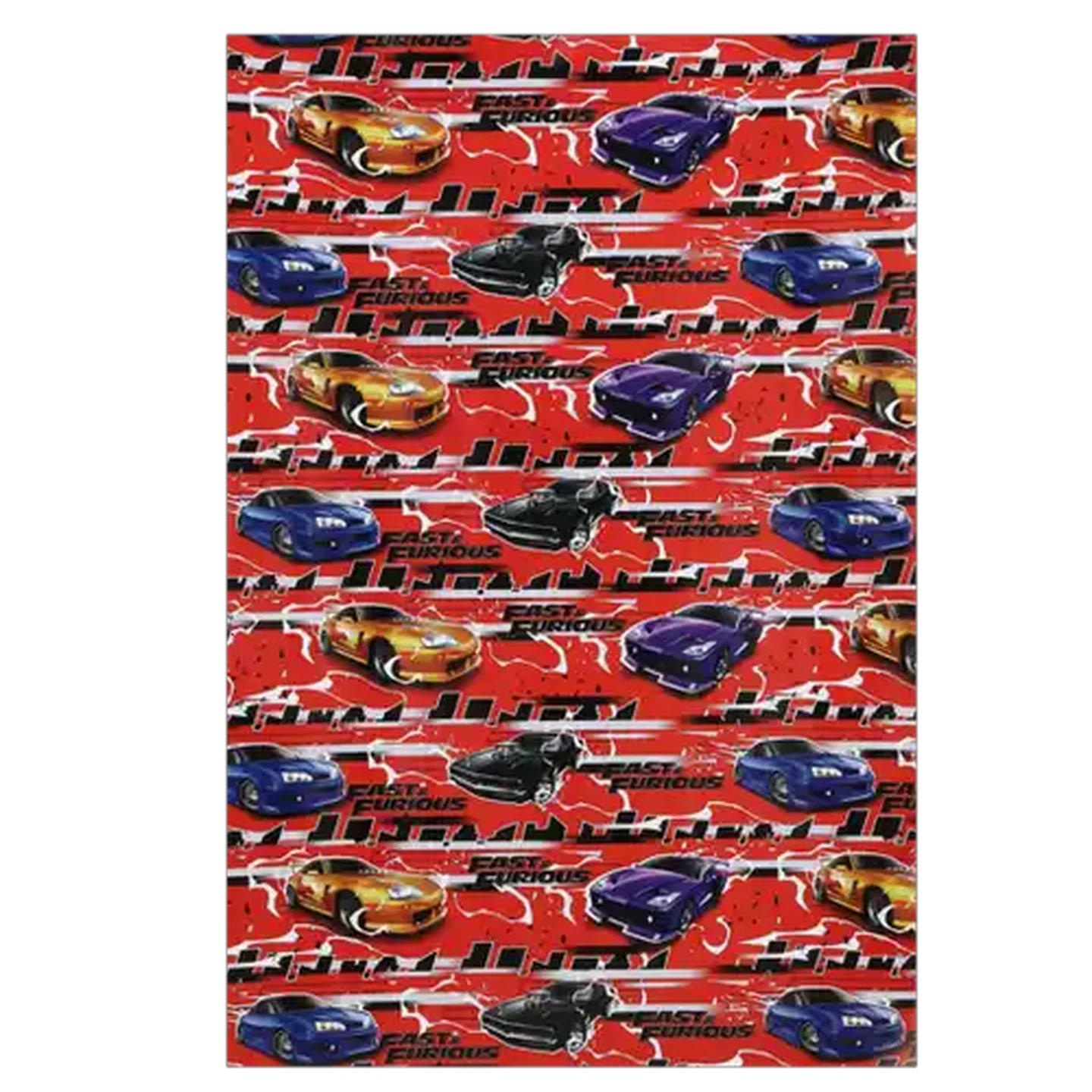 Image of Fast & Furious Book Wrapping 1mx70cm (Design May Vary)