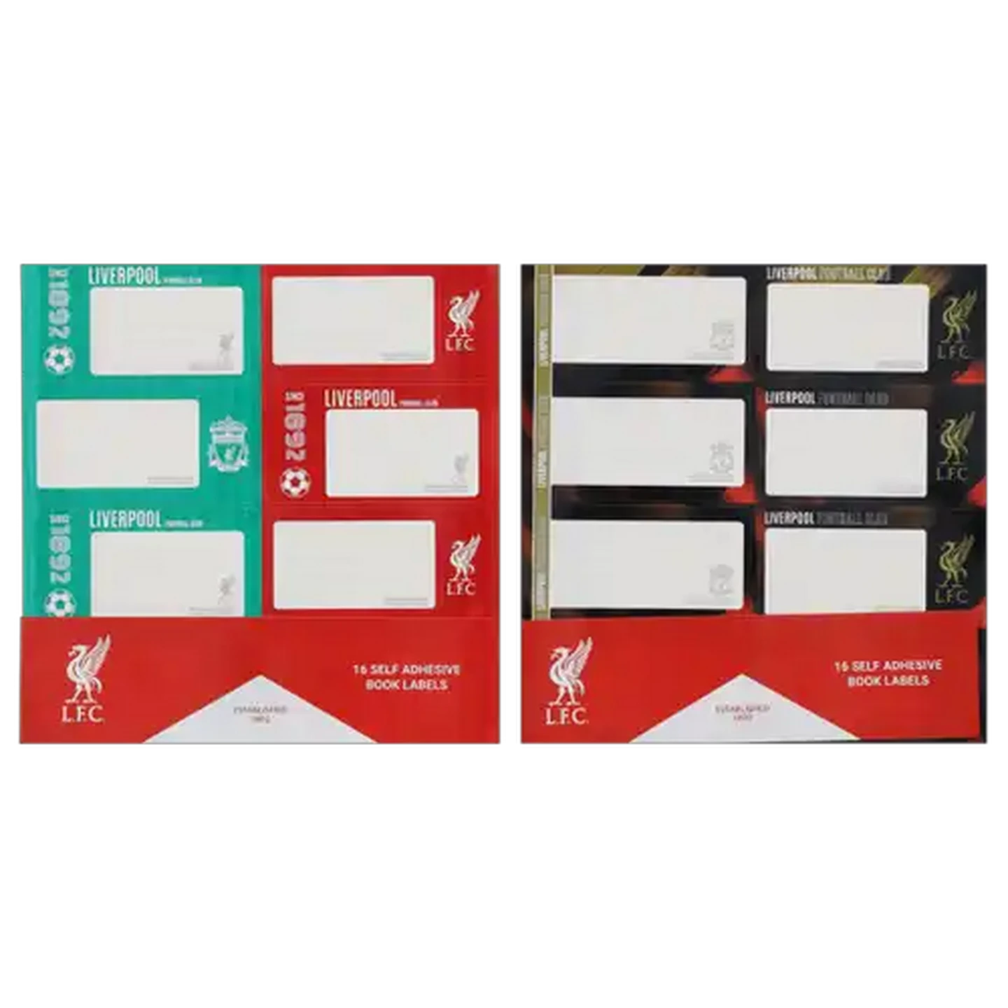 Image of Liverpool FC Book Labels 16-Piece