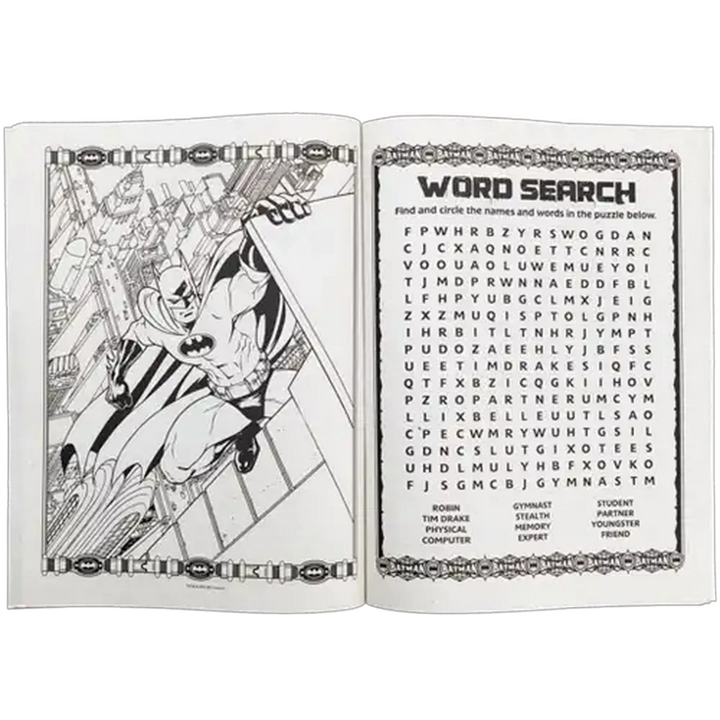 Image of Warner Bros Batman Mega Colouring Book 120 Pages