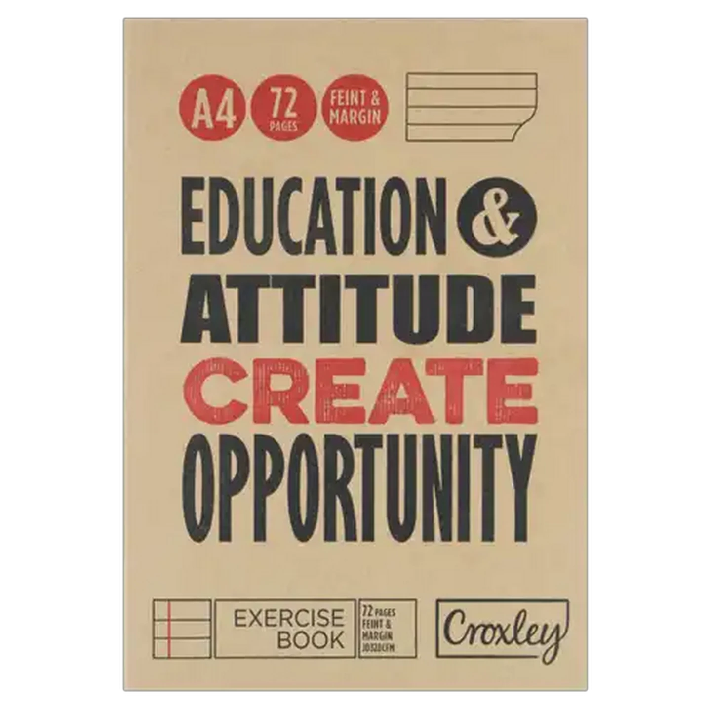 Checkers Sixty60 | Croxley A4 Feint & Margin Exercise Book 72 Pages