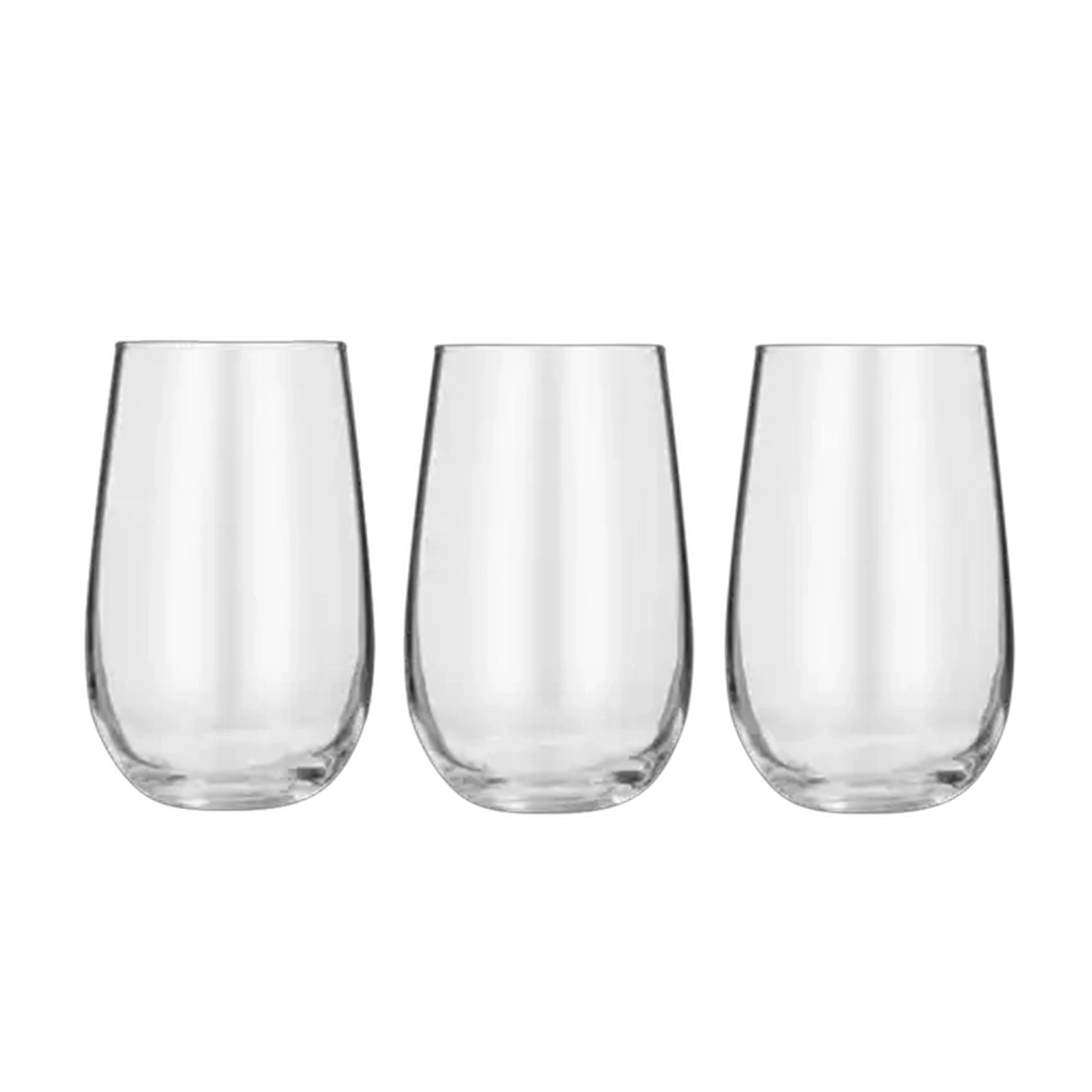 Image of LAV Gaia Stemless Wine Glass Large 3 Piece Set