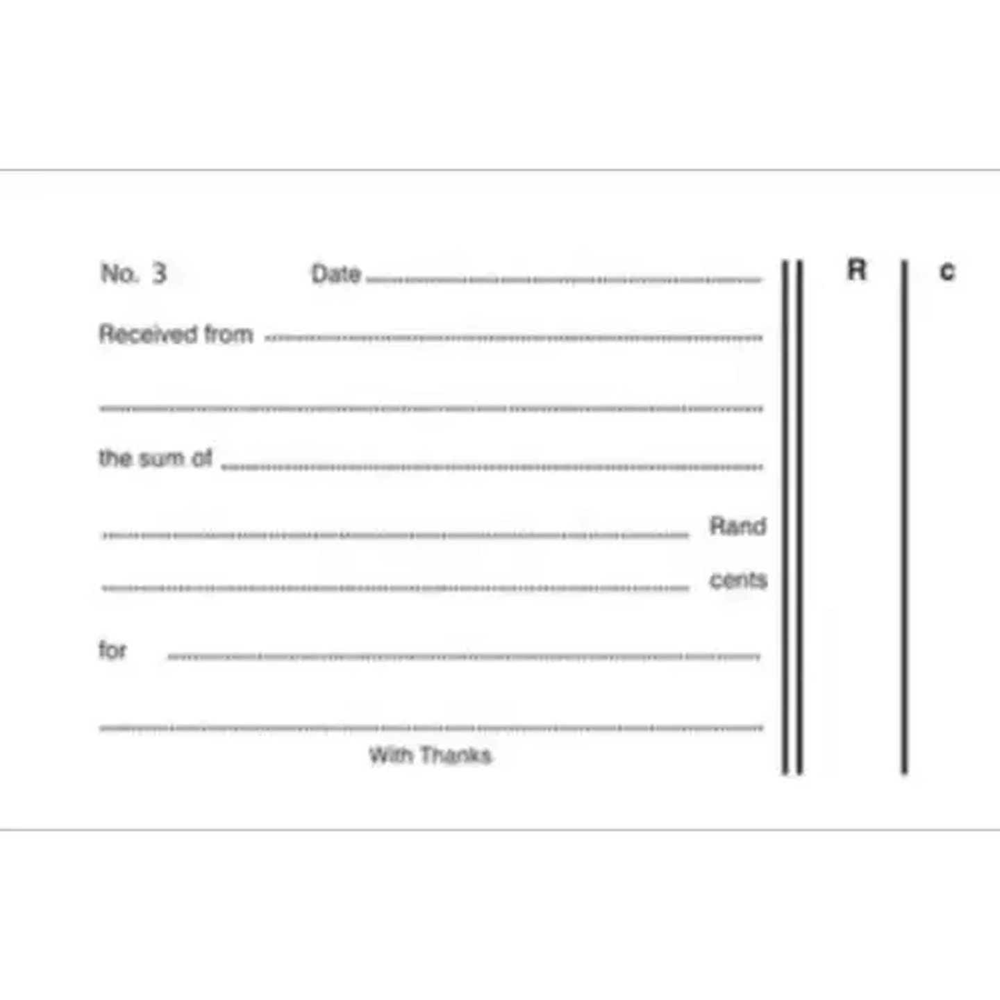 Image of Croxley Blue Cash Receipt Book