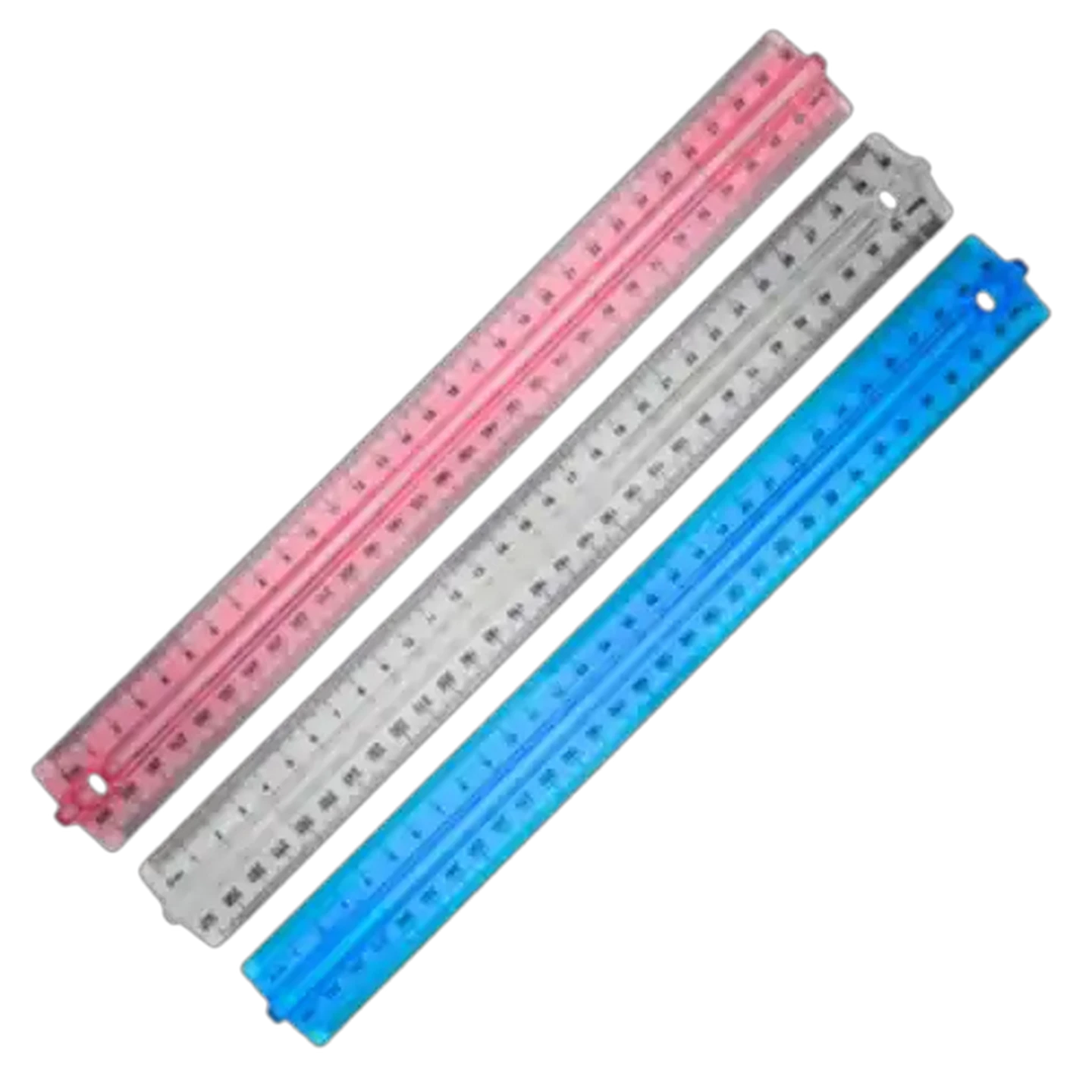 Image of Penflex Fingergrip Ruler 30cm (Colour May Vary)
