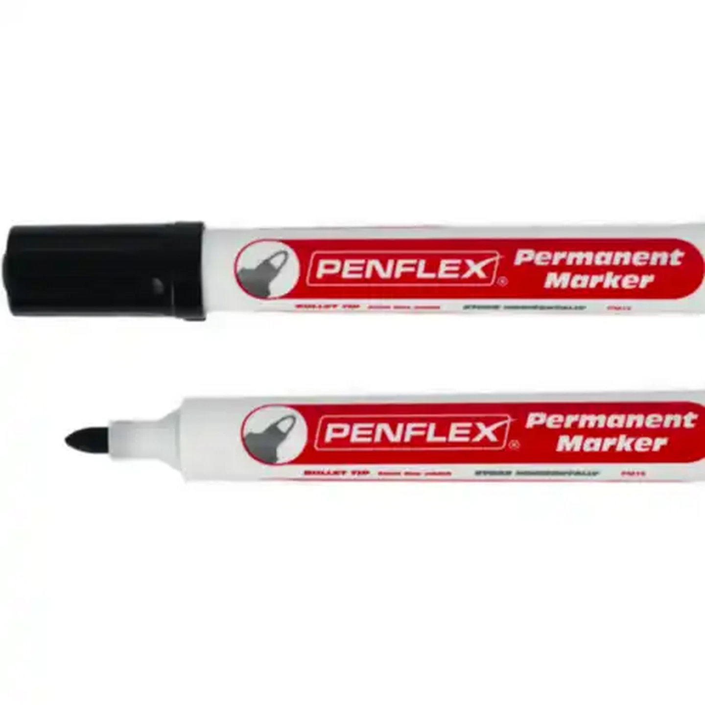 Image of Penflex PM15 Black Chisel Point Permanent Marker 2mm