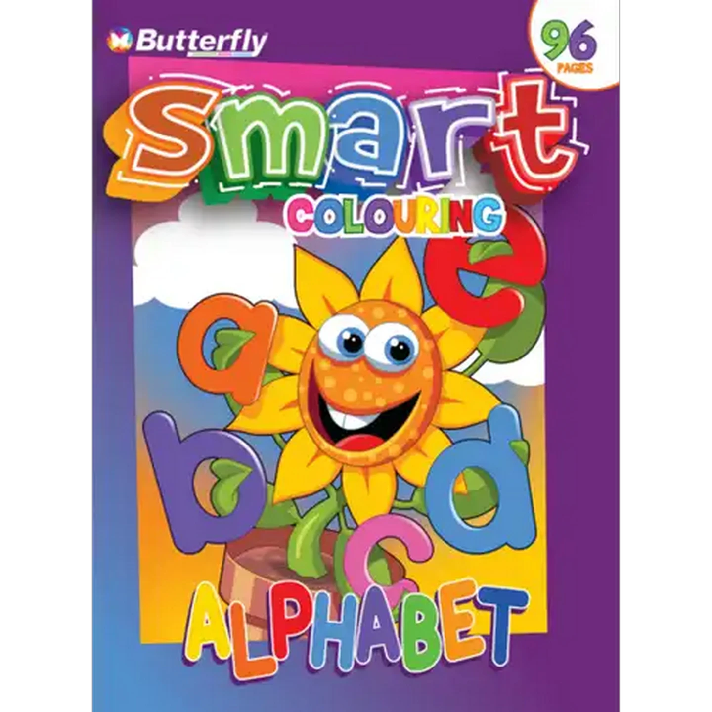 Image of Butterfly Smart Alphabet Colouring Book 96 Pages