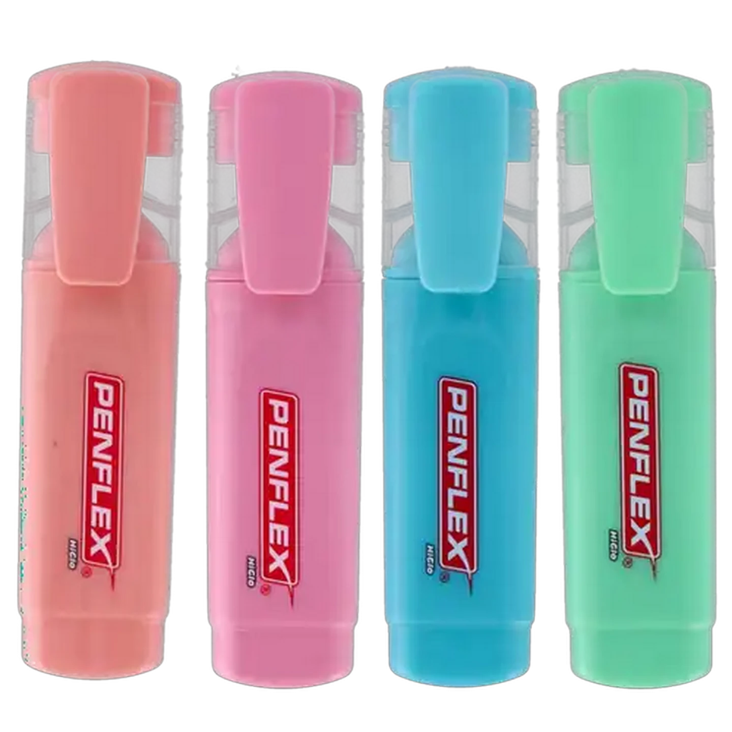 Image of Penflex Higlo Pastel Highlighters 4-Pack