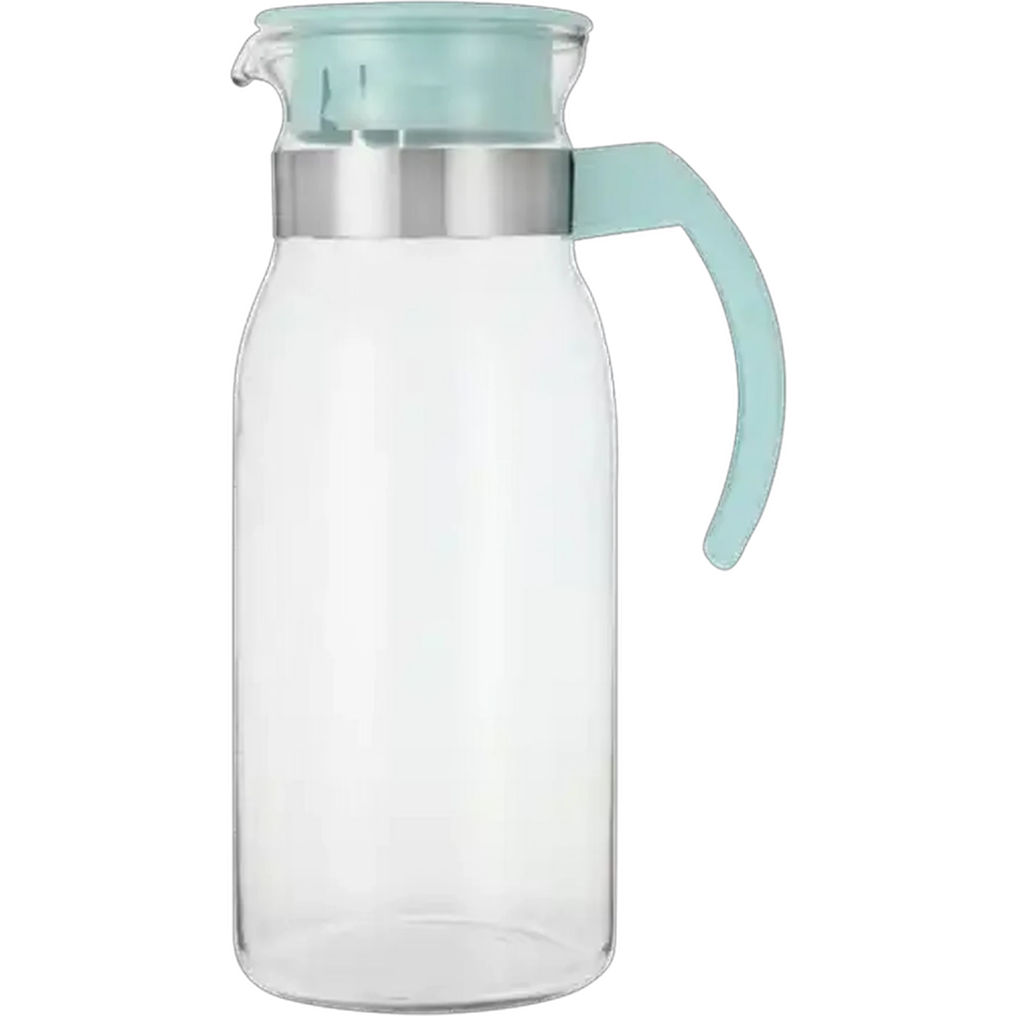 Image of Pastel Glass Jug 1L (Colour May Vary)