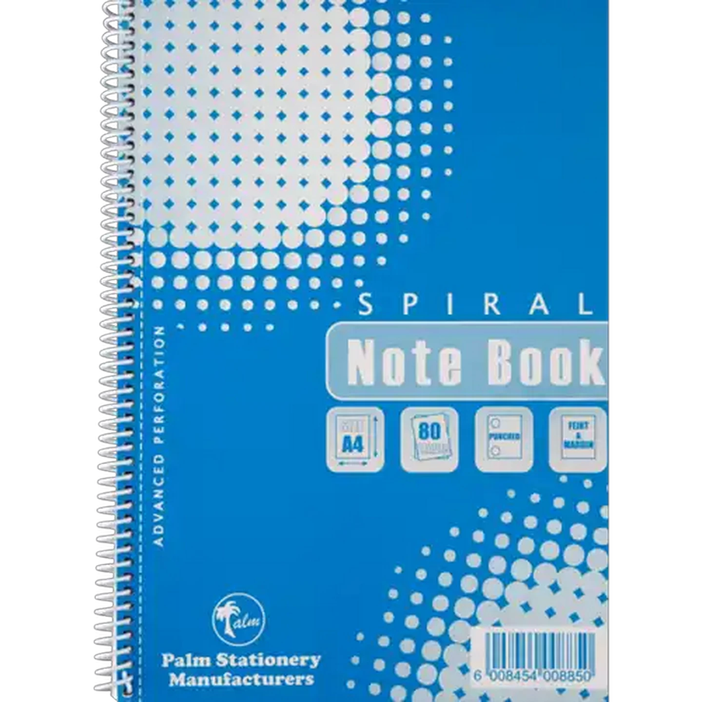 Image of Scholar A4 Feint & Margin Spiral Notebook 80 Page