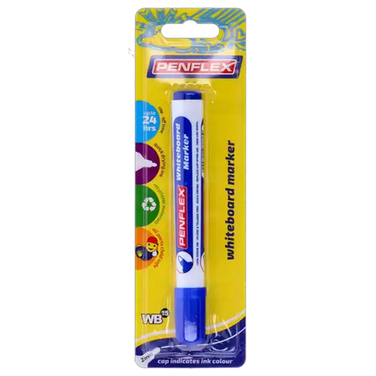 Image of Penflex Blue Whiteboard Marker 2mm