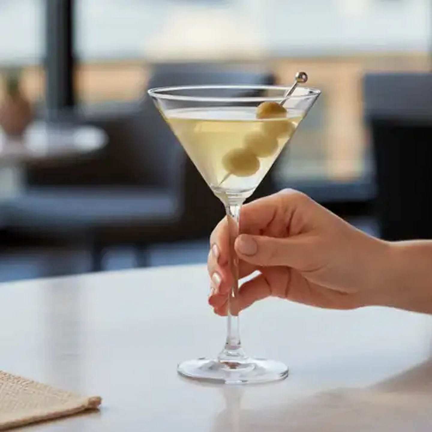 Image of Bohemia Lead-Free Martini Glass 280ml