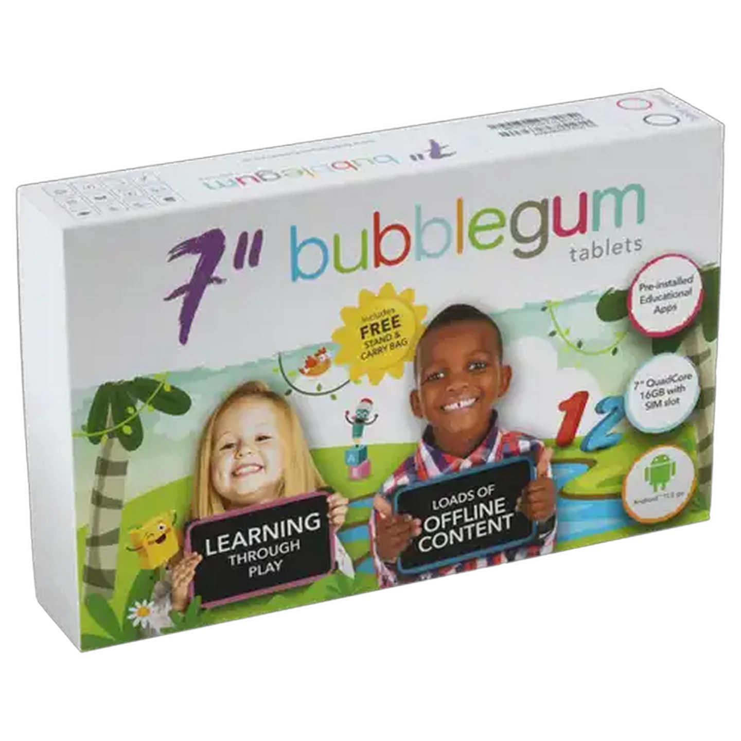 Image of Bubblegum Tablets Pink Junior Tablet 7 Inch