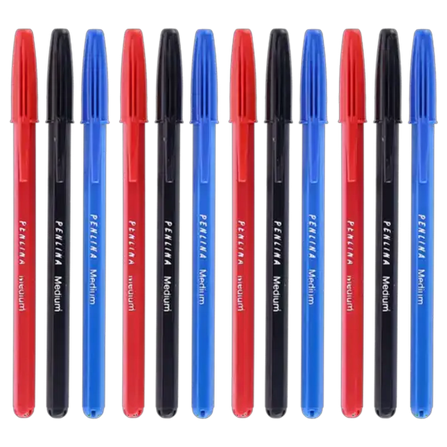 Image of PENLINA Assorted Medium Ballpoint Pen 12-Pack