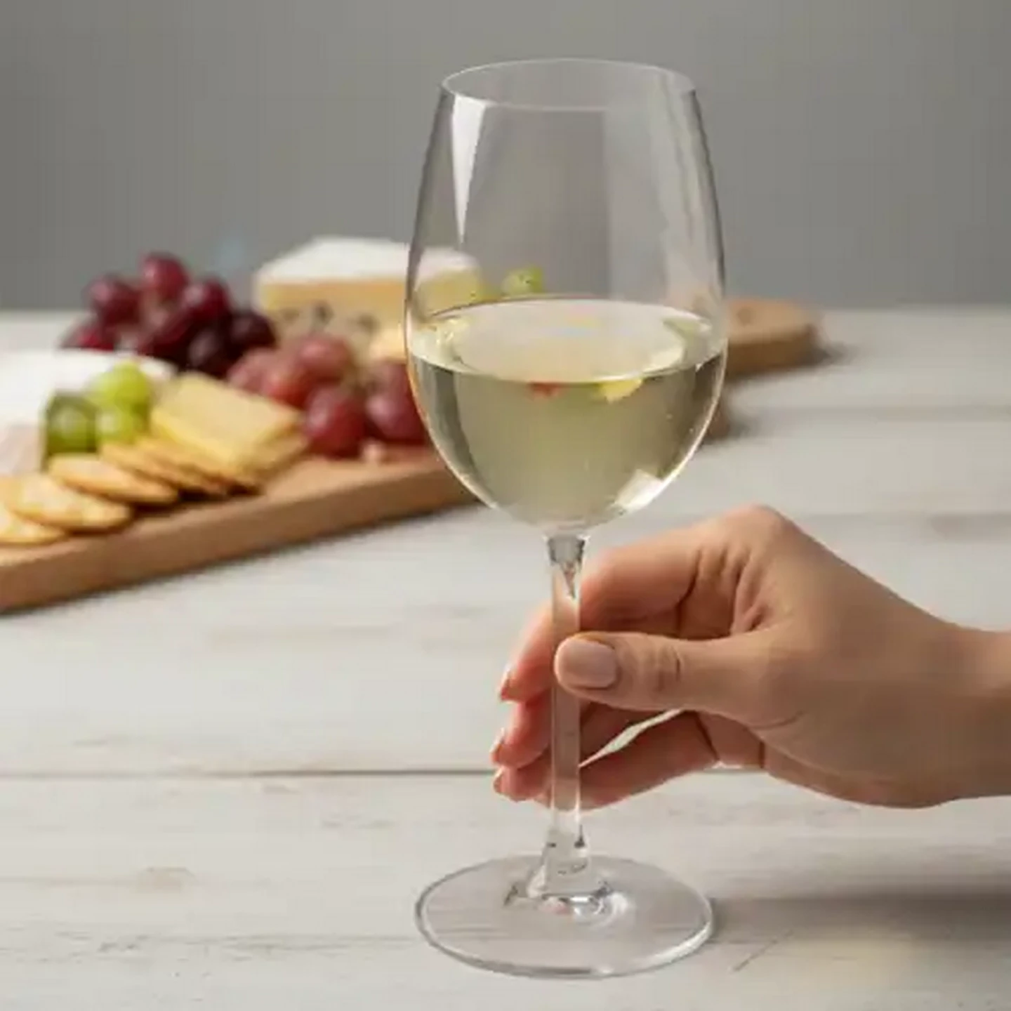 Image of Bohemia Lead-Free White Stemmed Glass 350ml