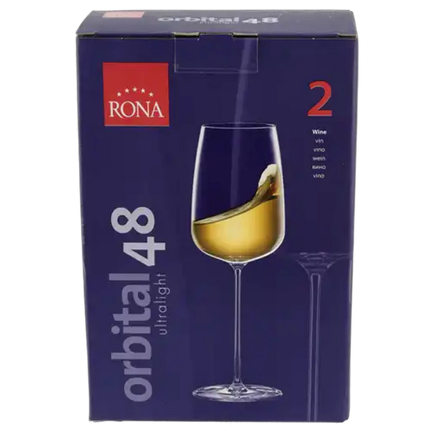 Image of Rona Orbital Wine White Glasses 480ml 2-Pack