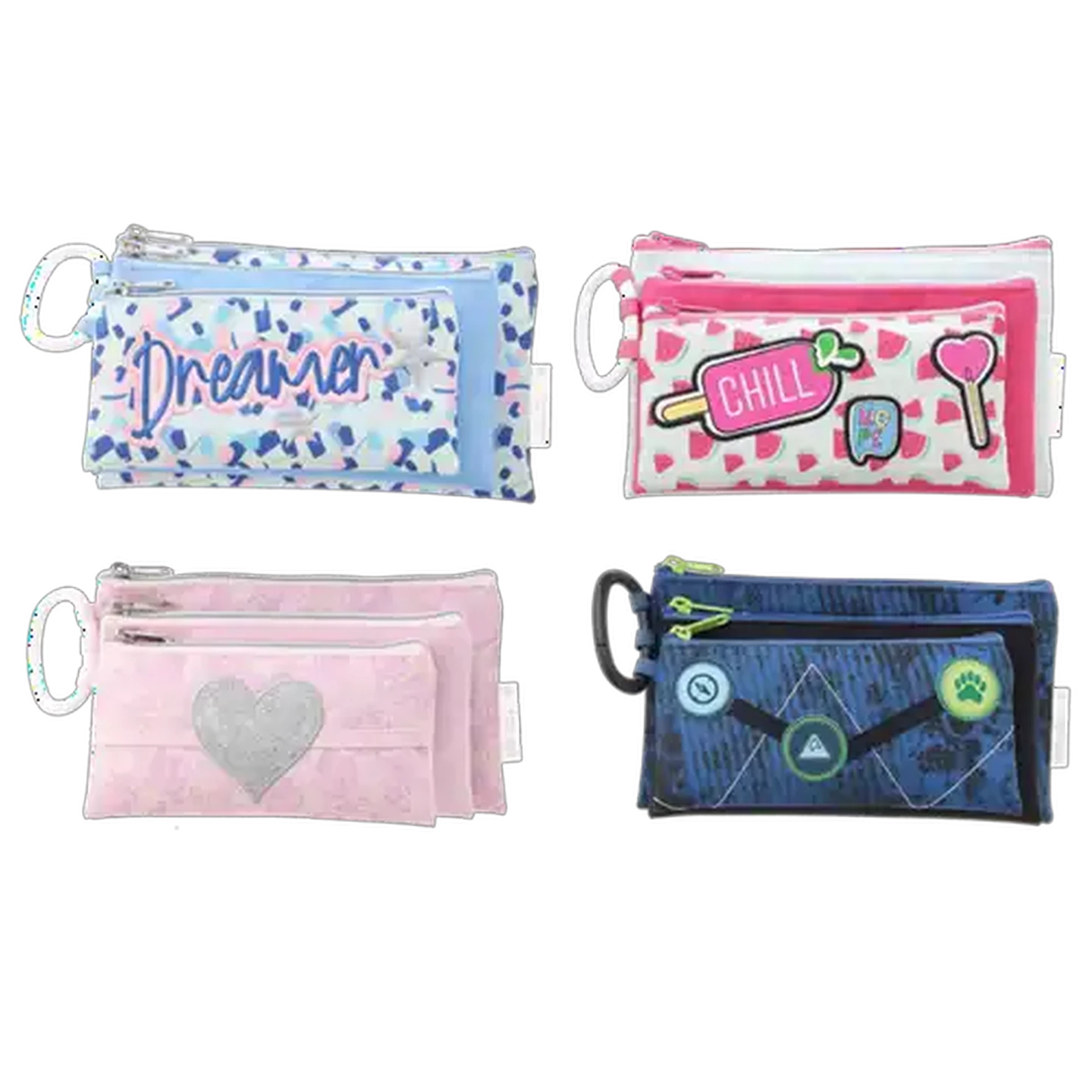 Image of Totem Triple Deluxe Pencil Bag 3 Piece (Design May Vary)