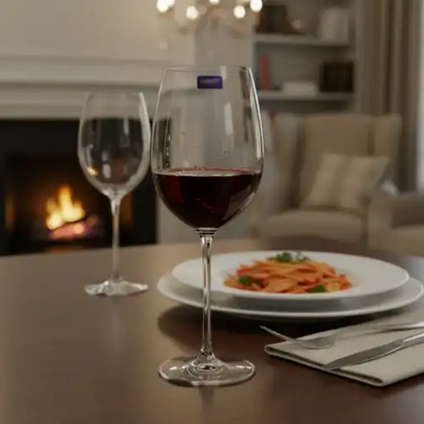 Image of Bohemia Lead-Free Stemmed Red Wine Glass 450ml