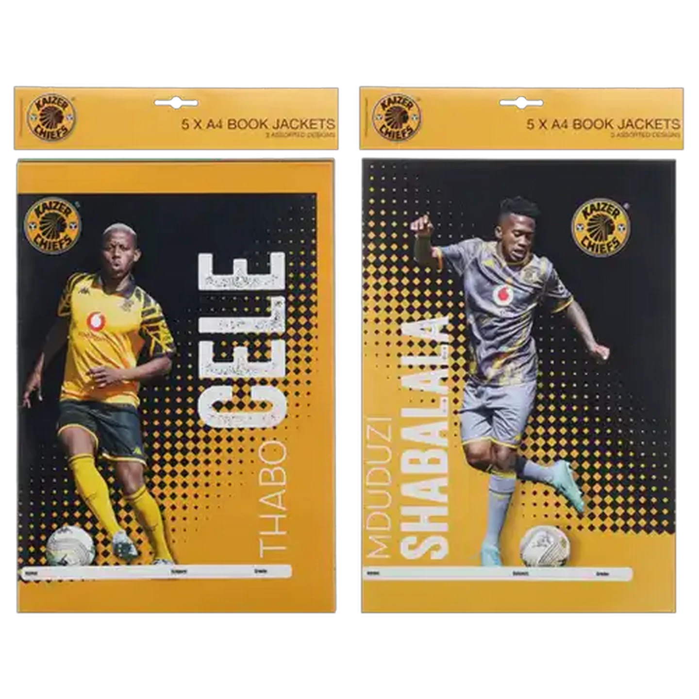 Image of Creative Stationery Soccer Mania A4 Book Jacket 5-Pack (Design May Vary)