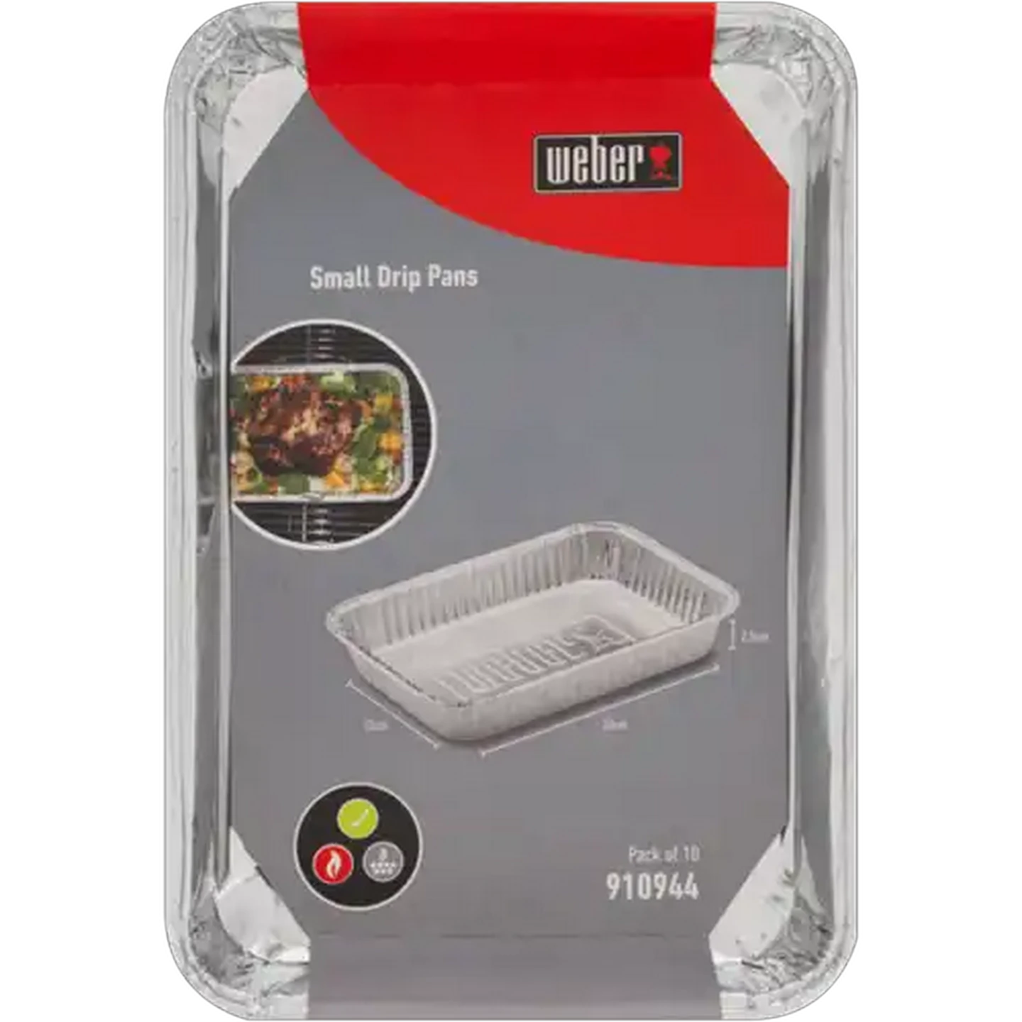 Image of Weber Drip Pans Small 10-Pack