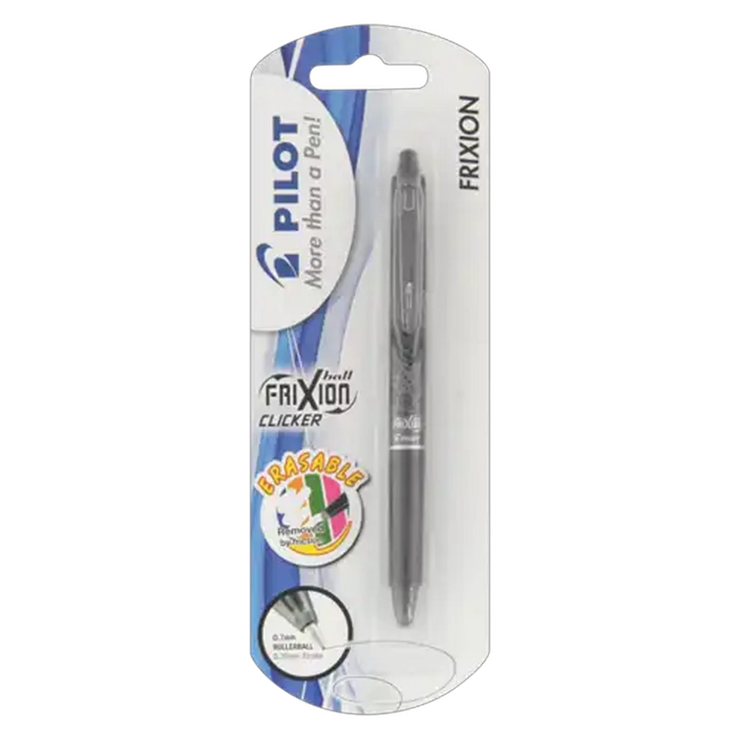 Image of Pilot Frixion Black Rollerball Erasable Pen 0.7mm