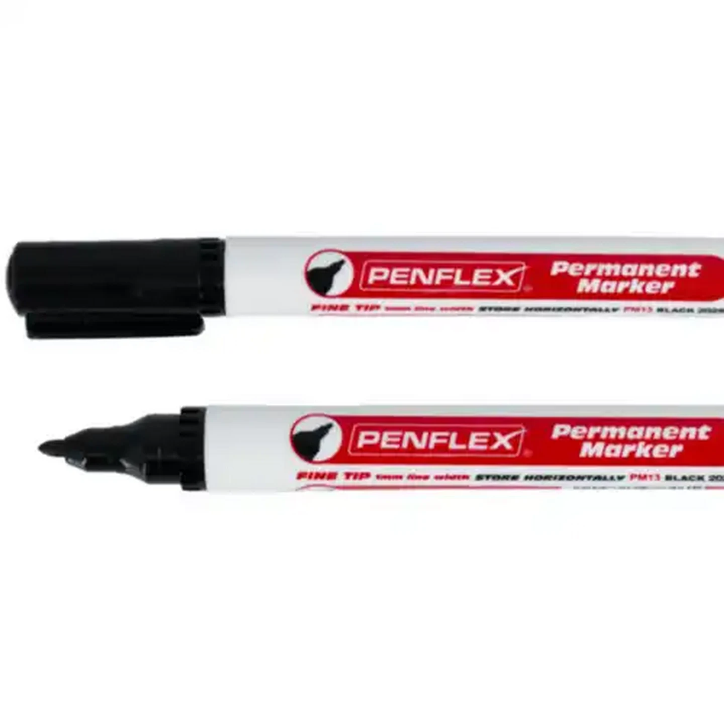 Image of Penflex Black Fine Marker 2-Pack 1mm