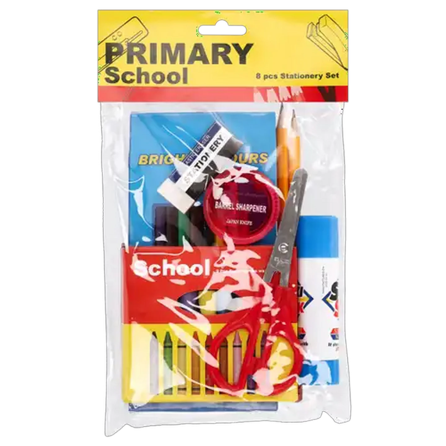 Image of Primary School Stationery Set 8-Piece