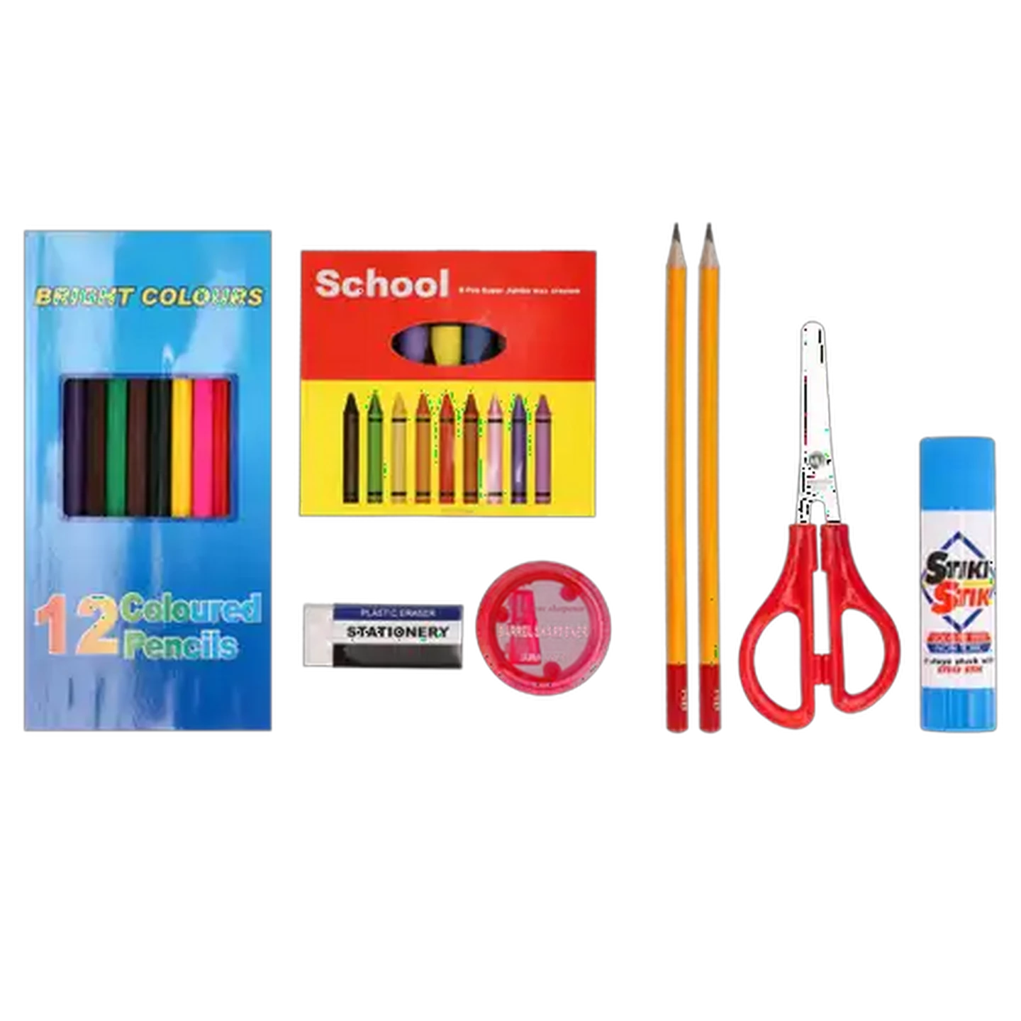Image of Primary School Stationery Set 8-Piece