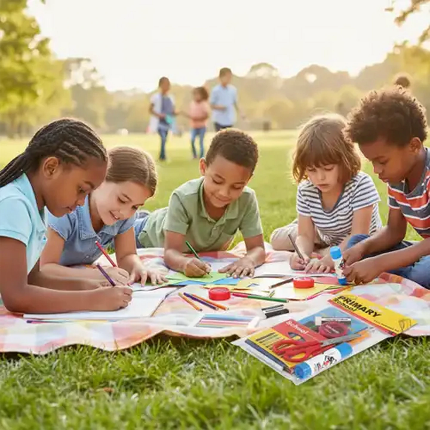 Image of Primary School Stationery Set 8-Piece