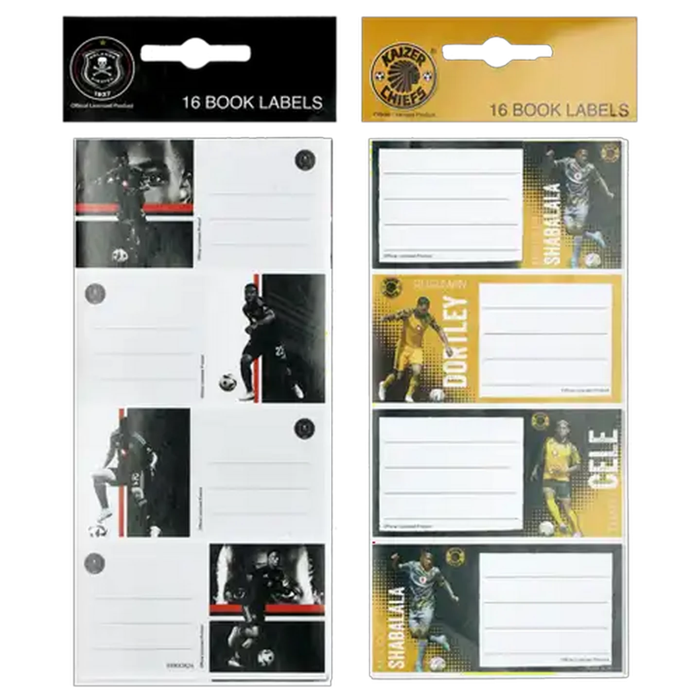 Image of Creative Stationery Soccer Mania Book Labels 16-Pack (Design May Vary)