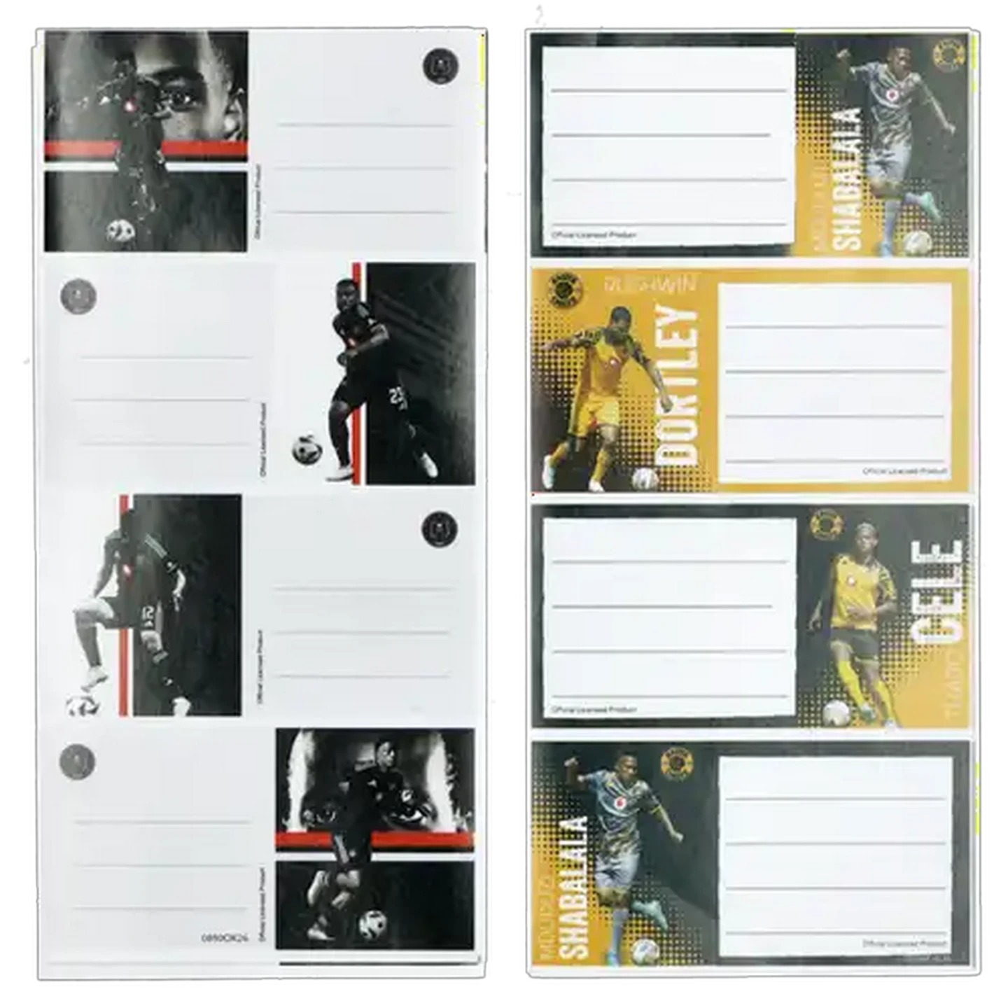 Image of Creative Stationery Soccer Mania Book Labels 16-Pack (Design May Vary)