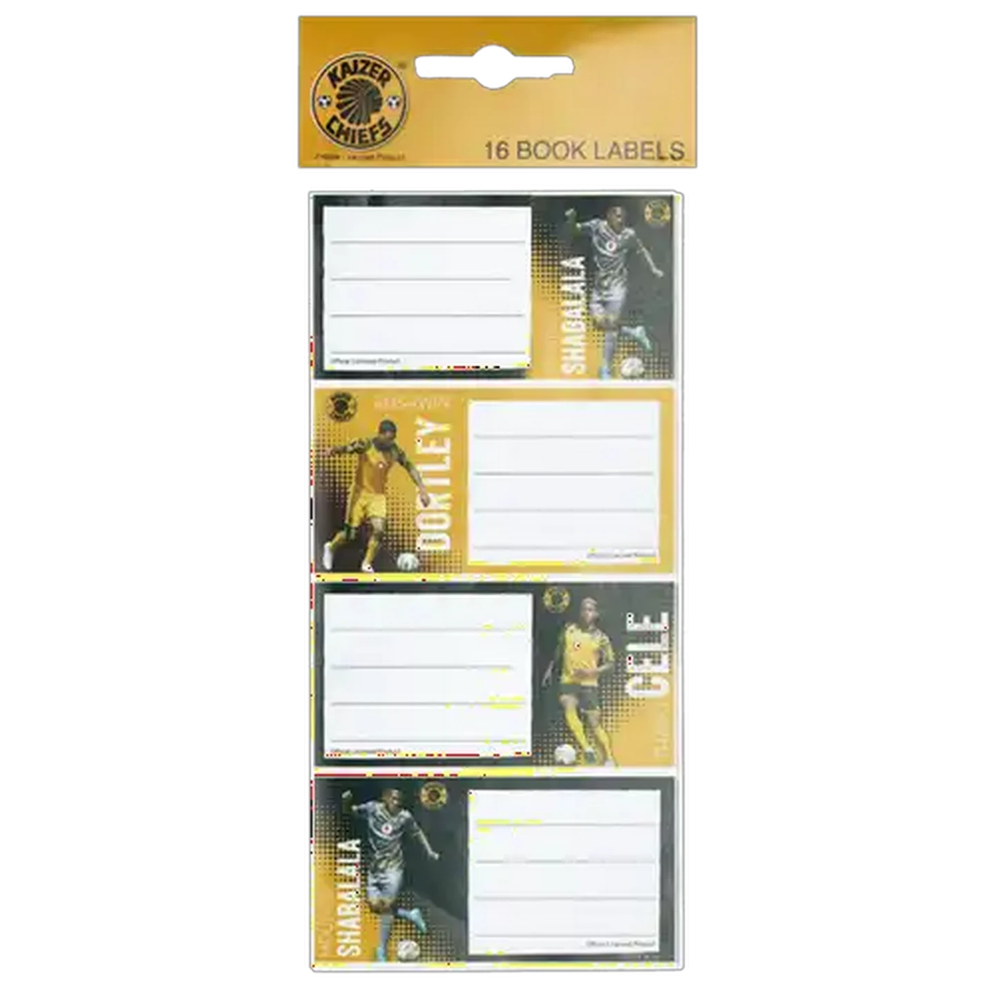 Image of Creative Stationery Soccer Mania Book Labels 16-Pack (Design May Vary)