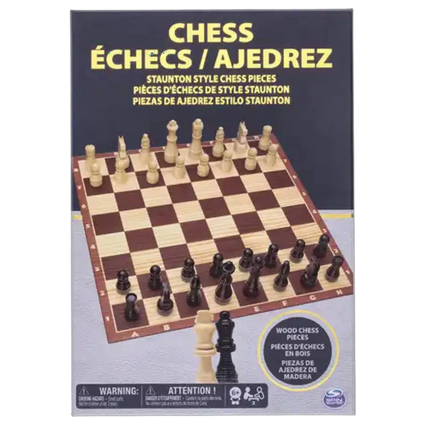 Image of Spin Master Classic Wooden Chess
