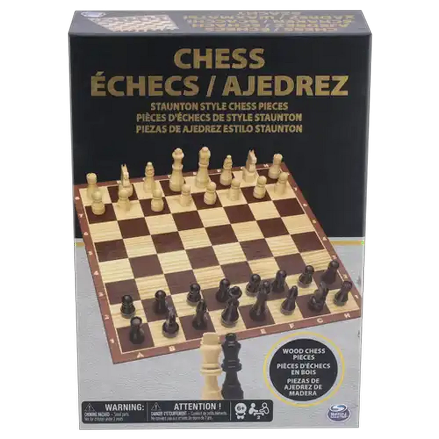 Image of Spin Master Classic Wooden Chess