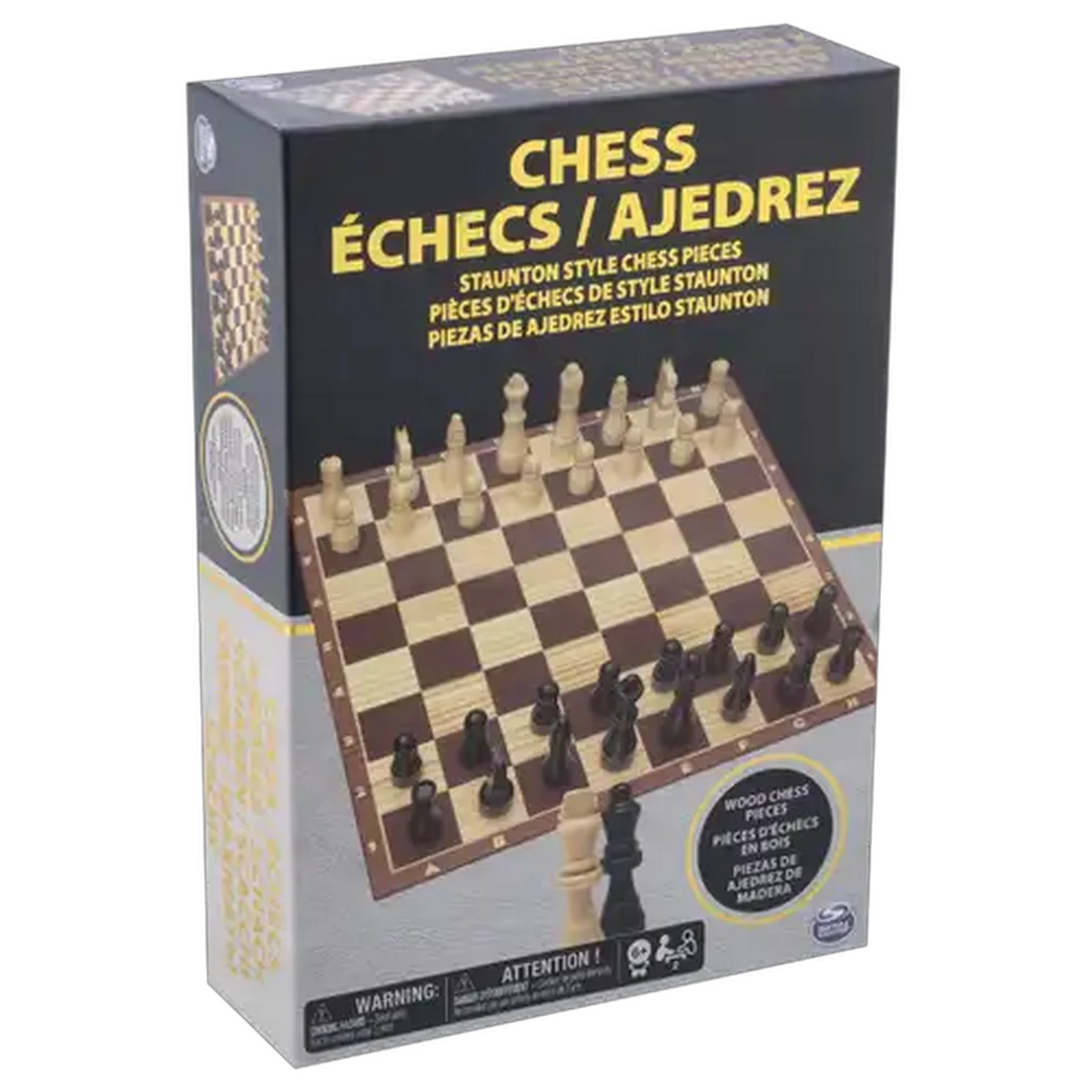 Image of Spin Master Classic Wooden Chess