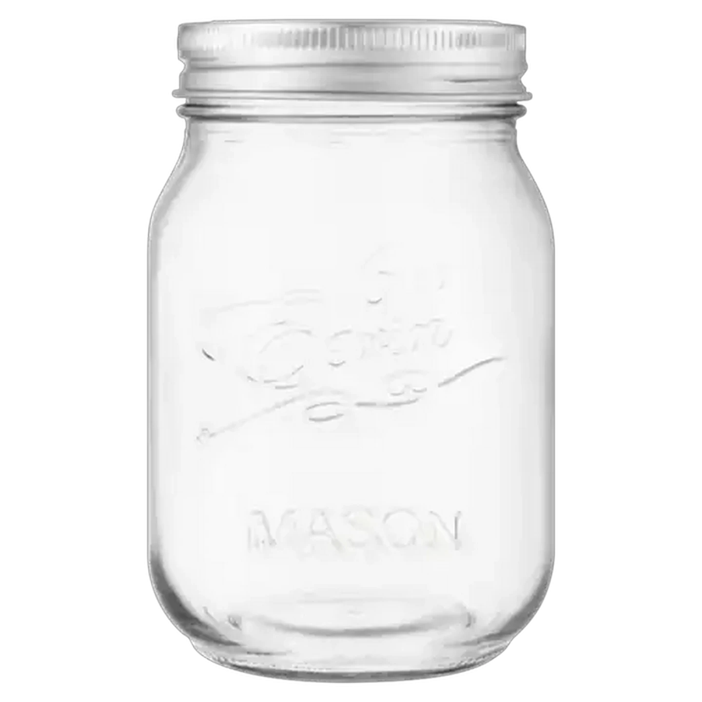 Image of Eerin '633 Clear Glass Mason Jar 500ml