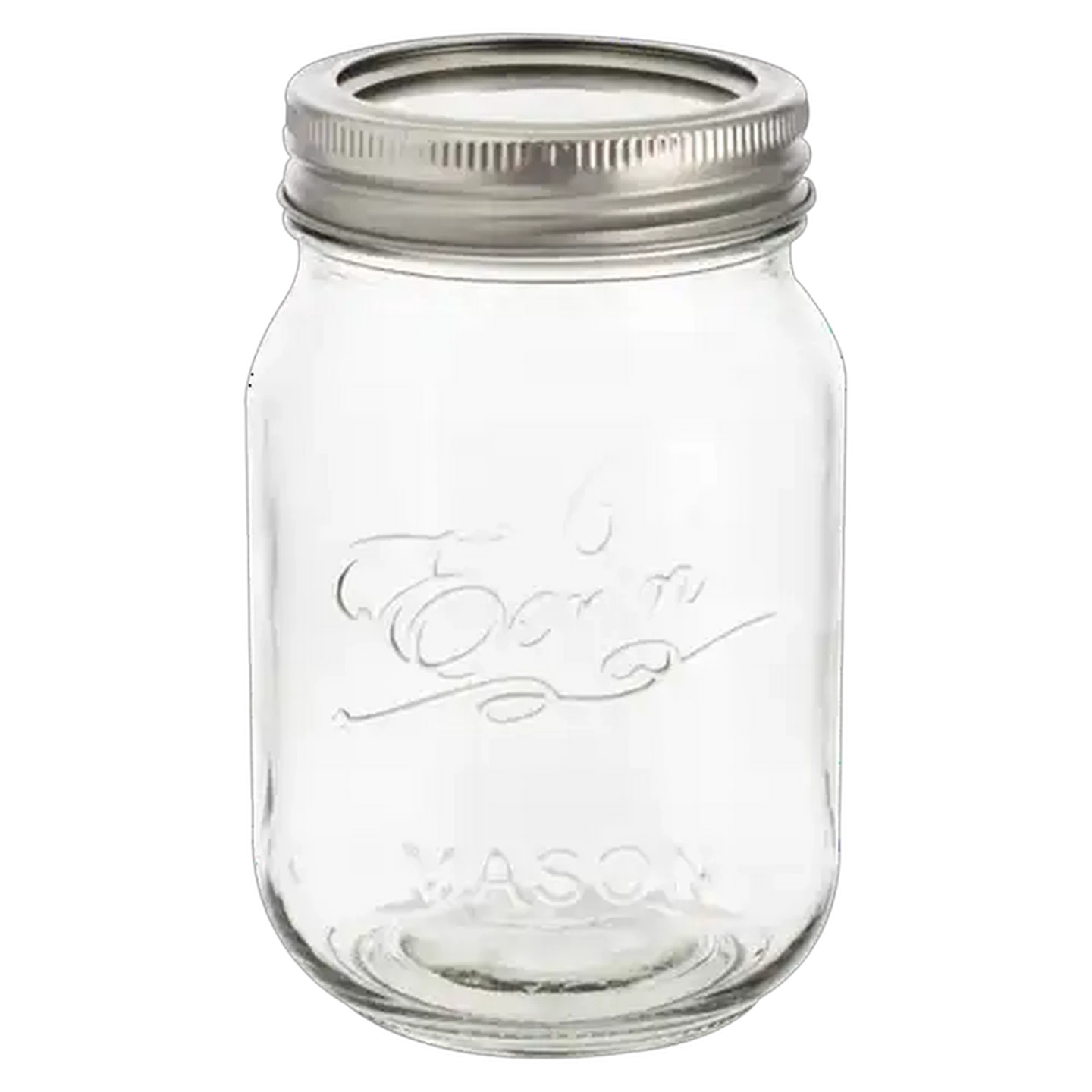 Image of Eerin '633 Clear Glass Mason Jar 500ml