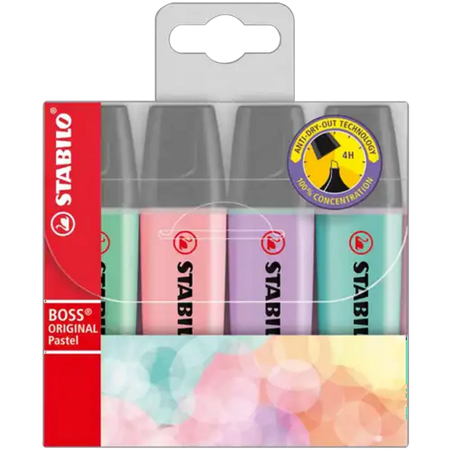 Image of STABILO Pastel Assorted Highlighters 4 Pack