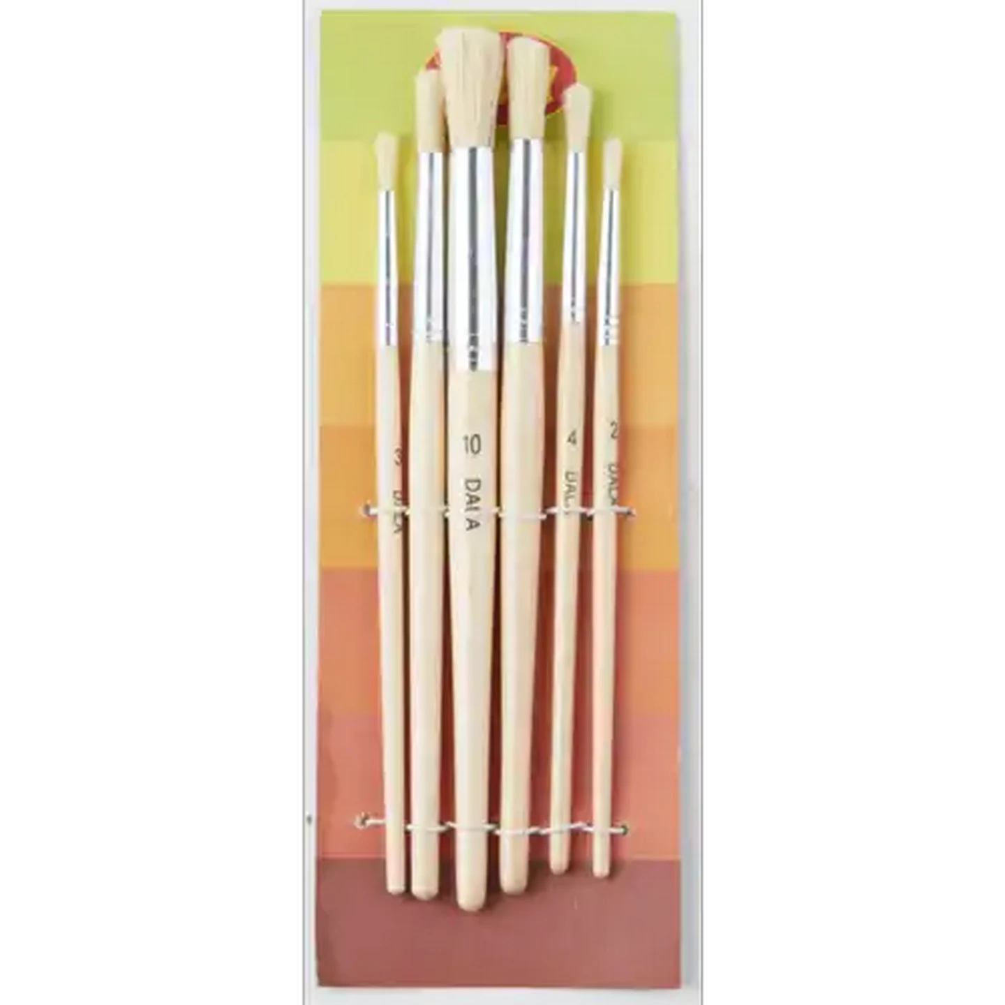 Image of Dala 504 Stubby Art Wooden Brush Set 6-Pack