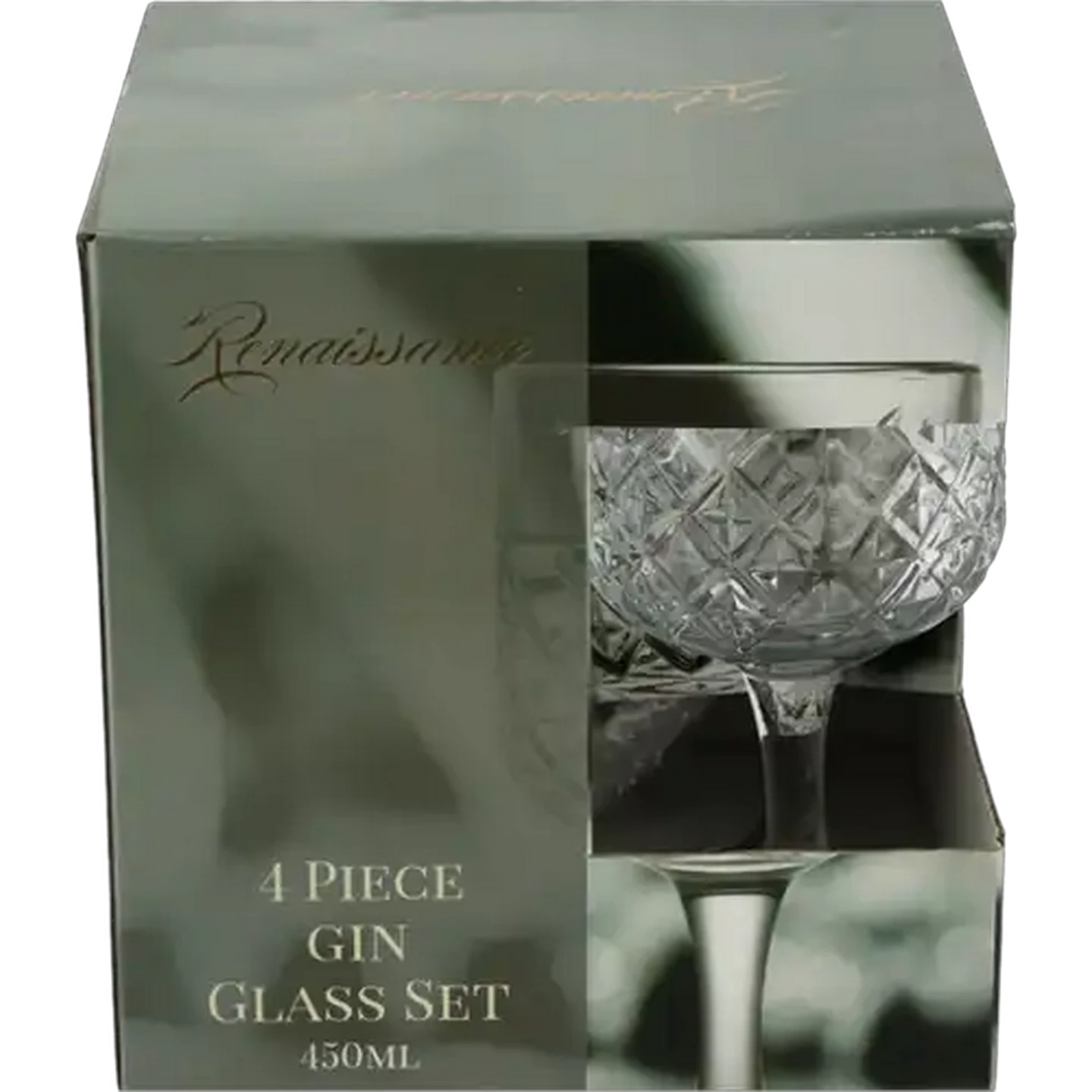 Image of Renaissance Collection Gin Glasses 450ml 4-Pack