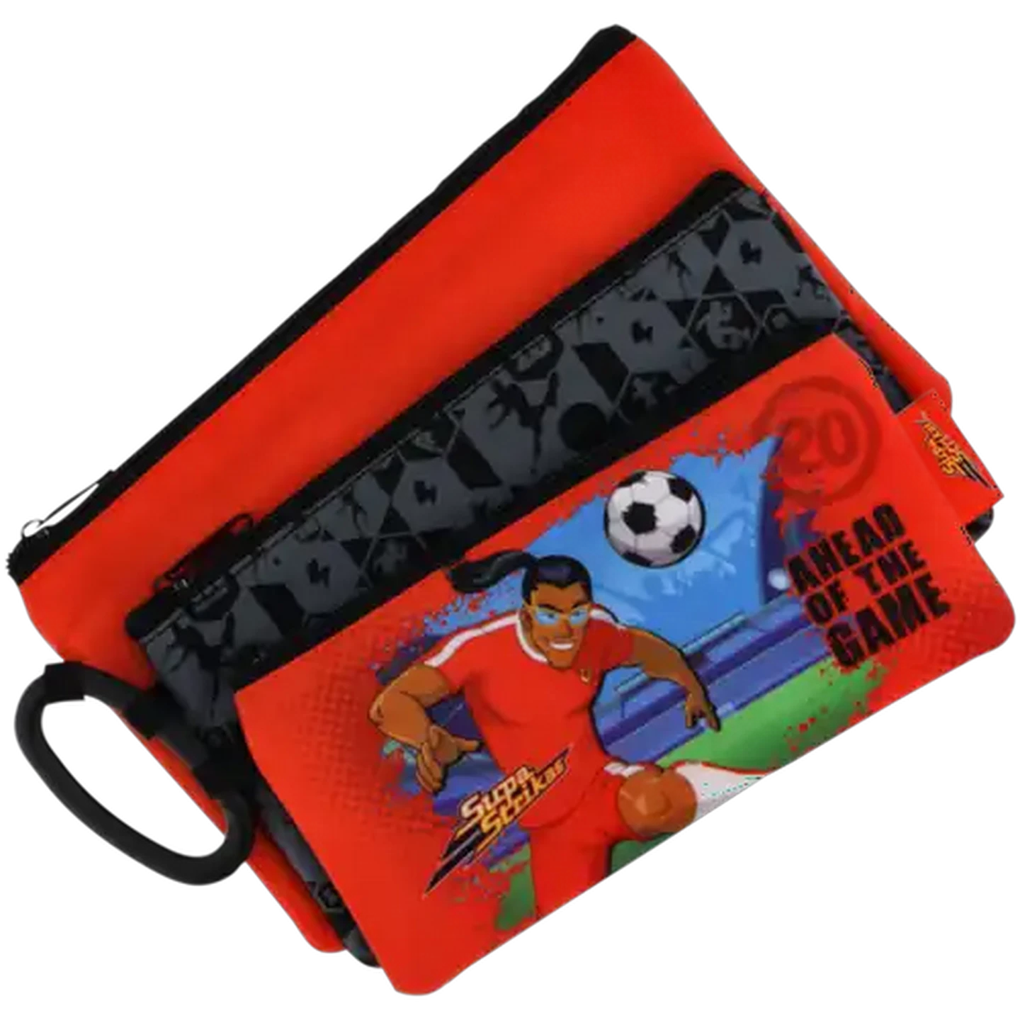 Image of Supa Strikas Pencil Bag 3 Piece (Design May Vary)