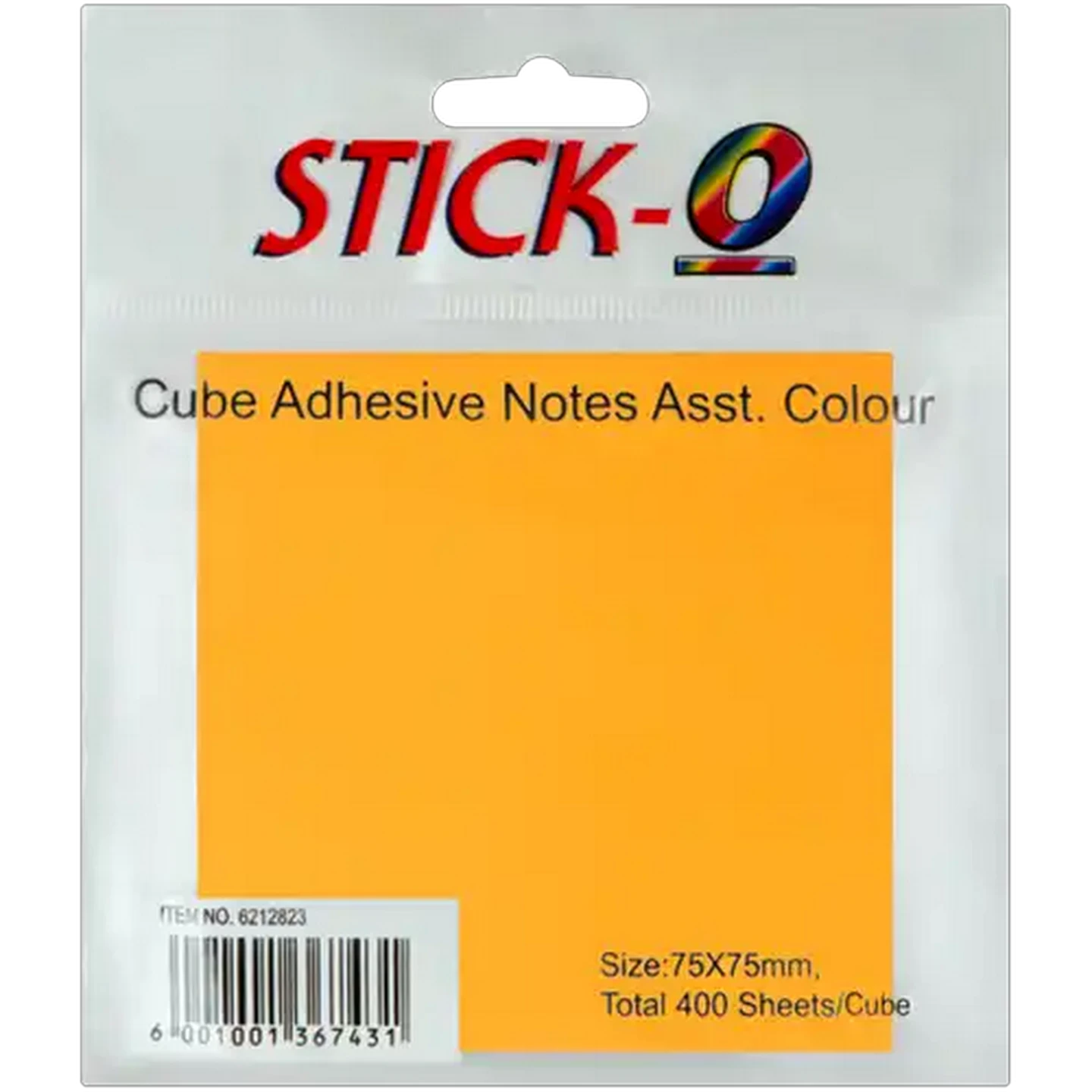 Image of Stick-O Cube Adhesive Notes 400 Sheets 75 x 75mm