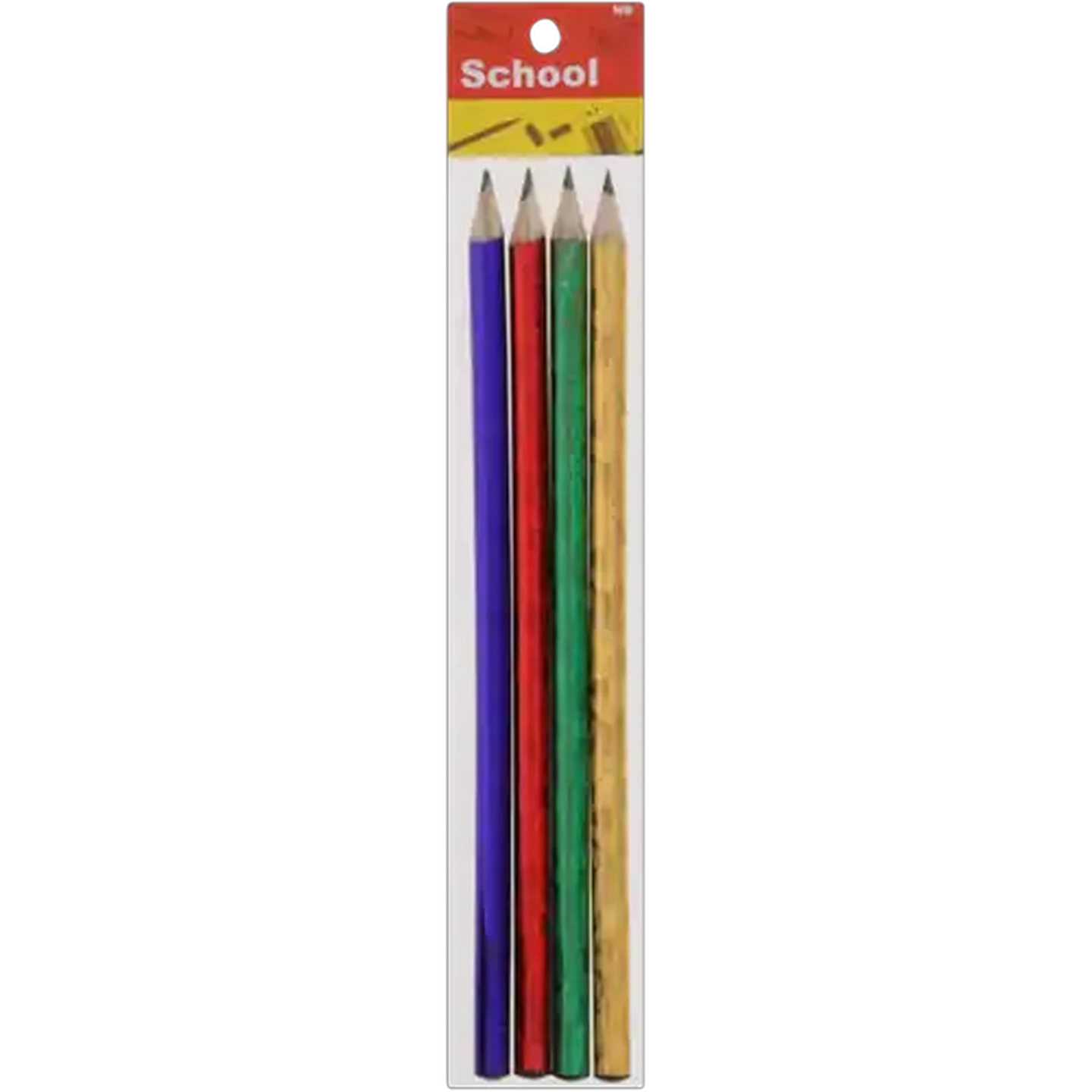 Image of School HB Laser Pencils 4-Pack