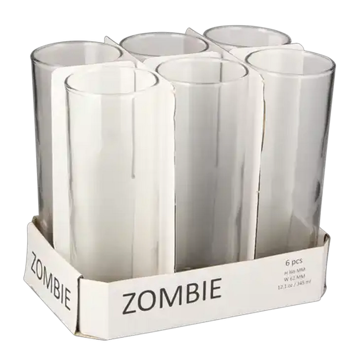 Image of Zombie Shrink Glass 6 Piece Set