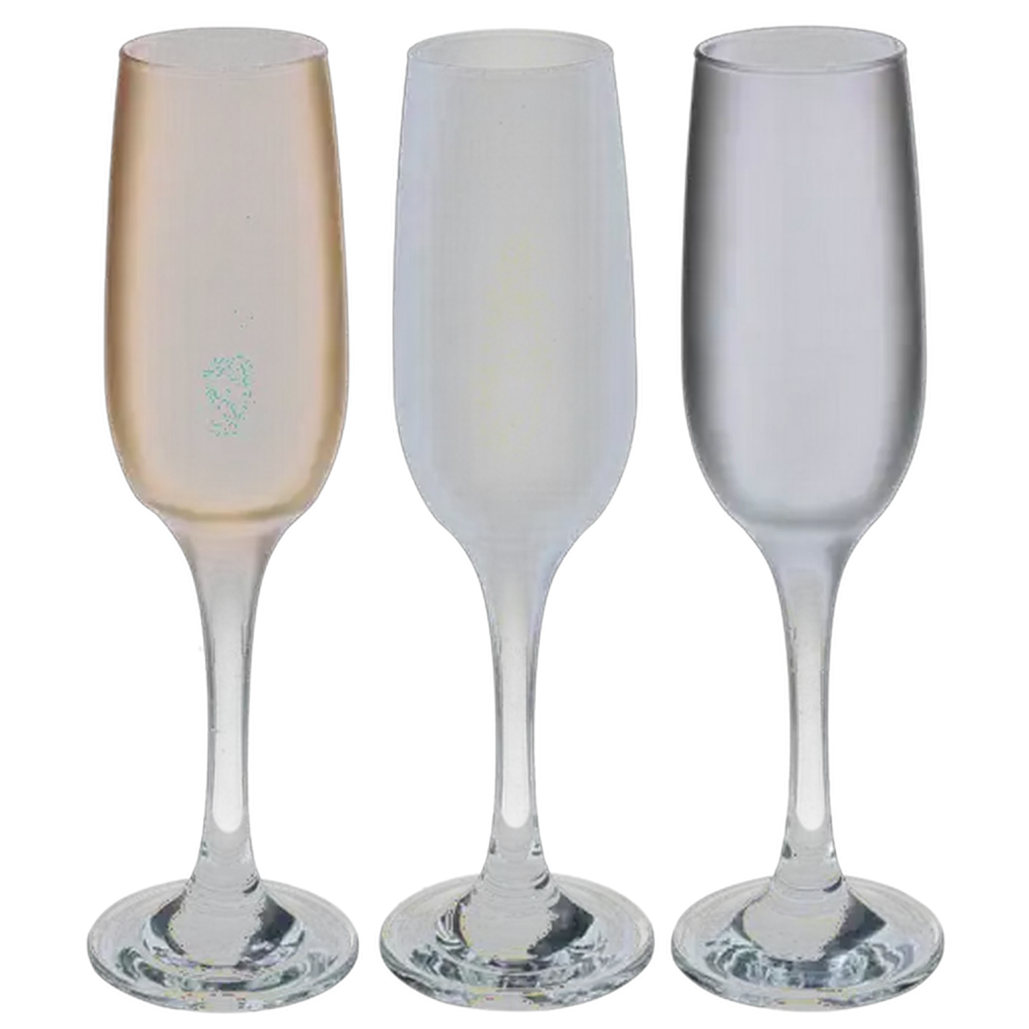 Image of LAV Midnight Flute Glass 3 Piece Set